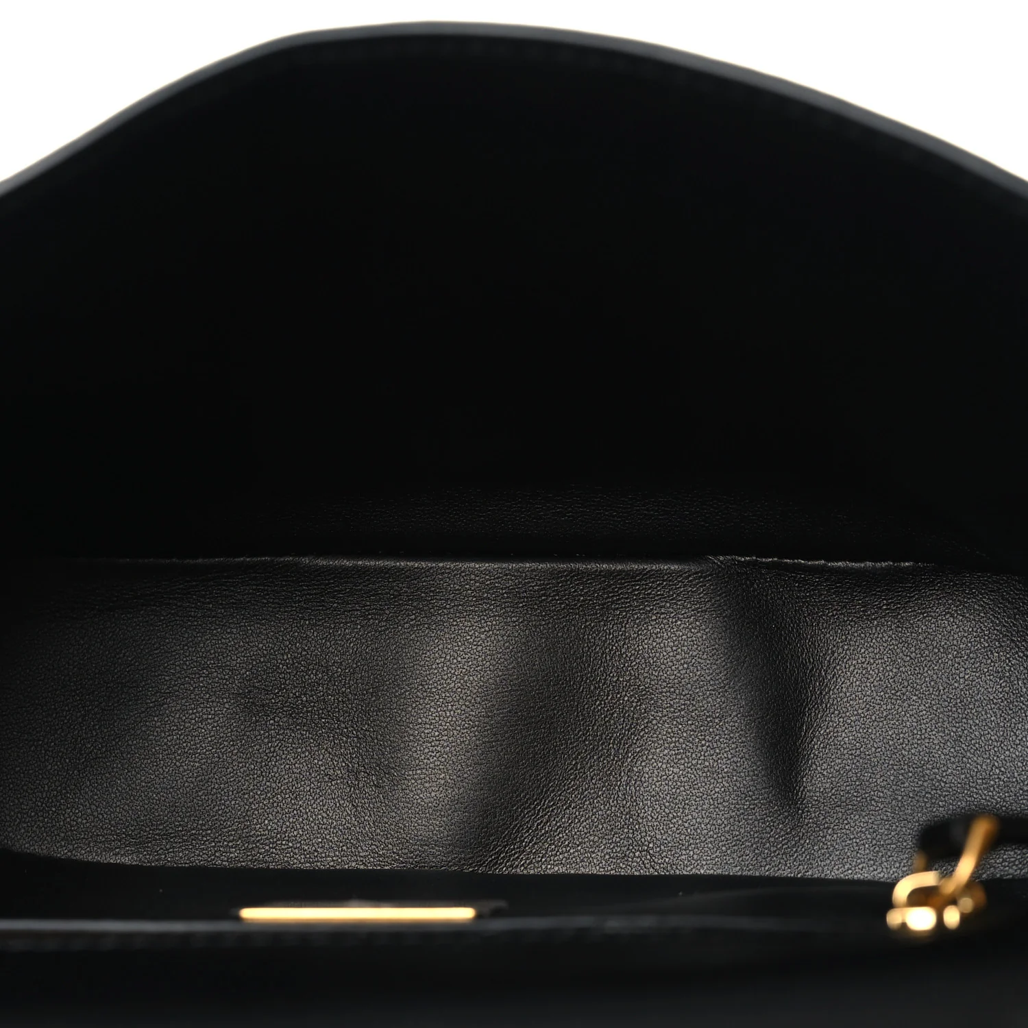 Nappa Small FF Embossed Midi Chain Baguette Black - Image 5