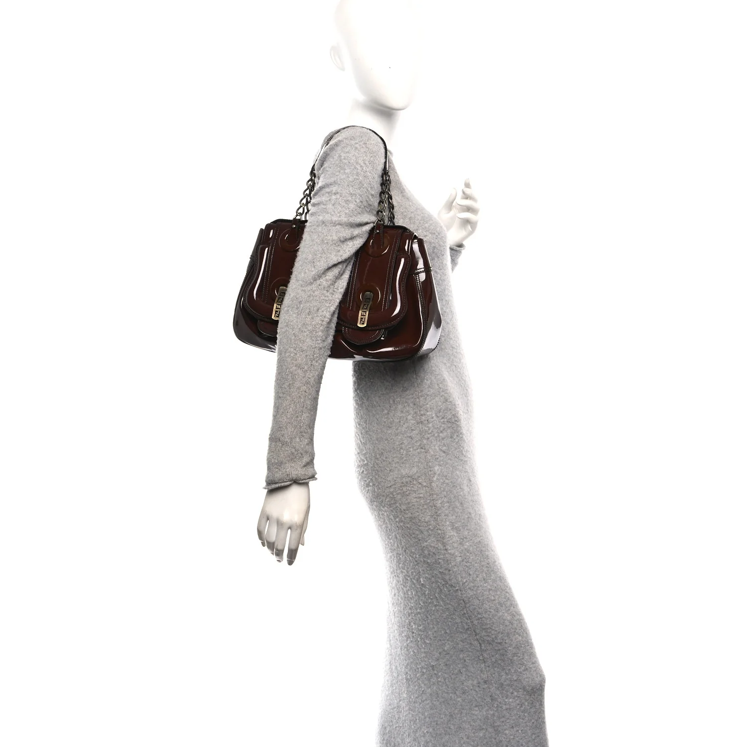 Patent B Bag Osso Marrone - Image 2