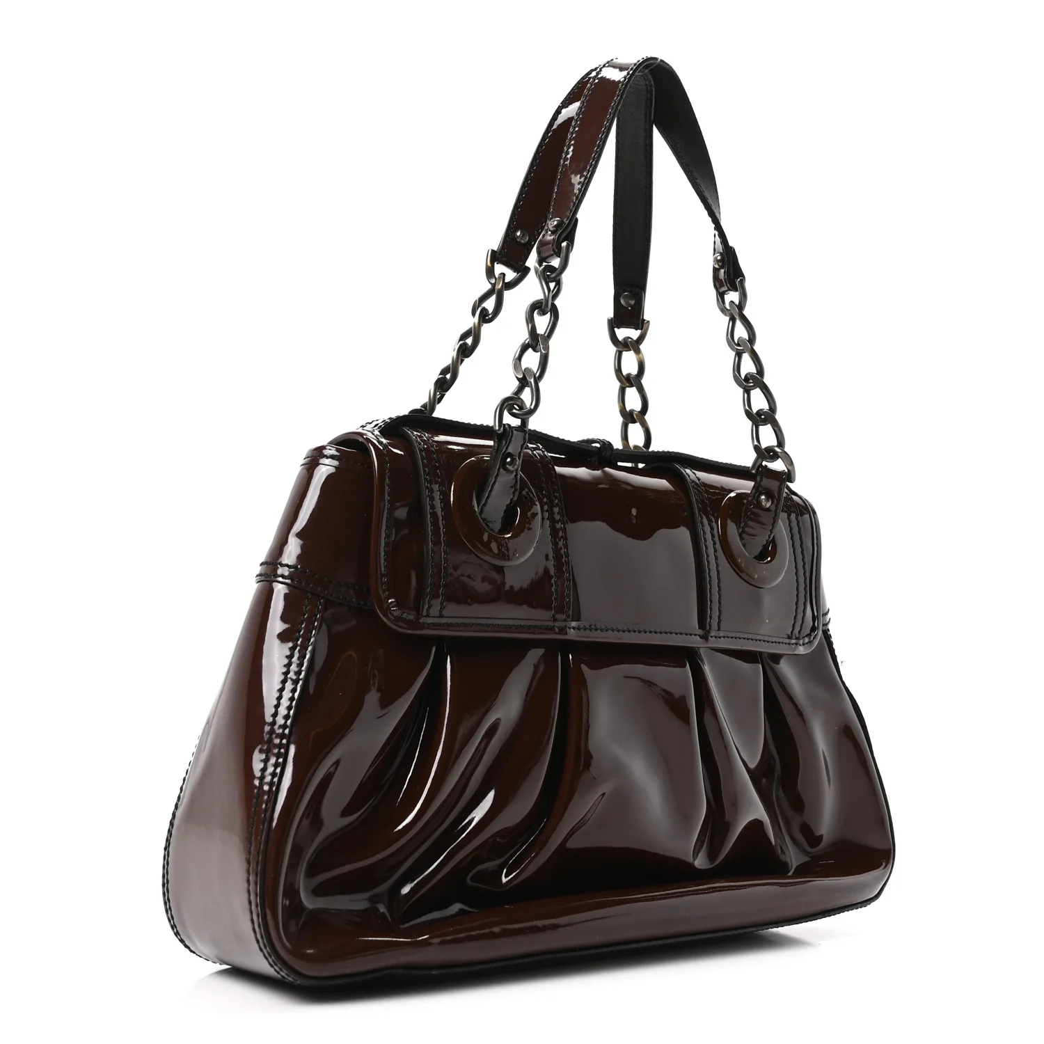 Patent B Bag Osso Marrone - Image 3