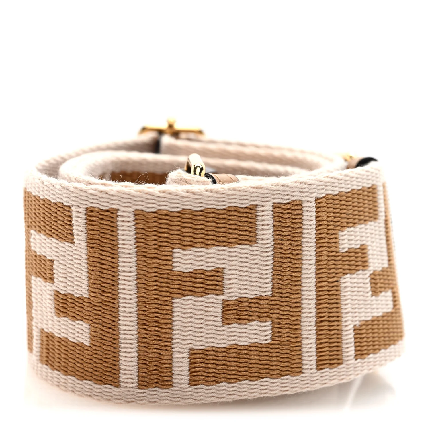 Ribbon Vitello King FF 1974 Adjustable Strap You Poudre Cuoio Miele Scuro - Image 2