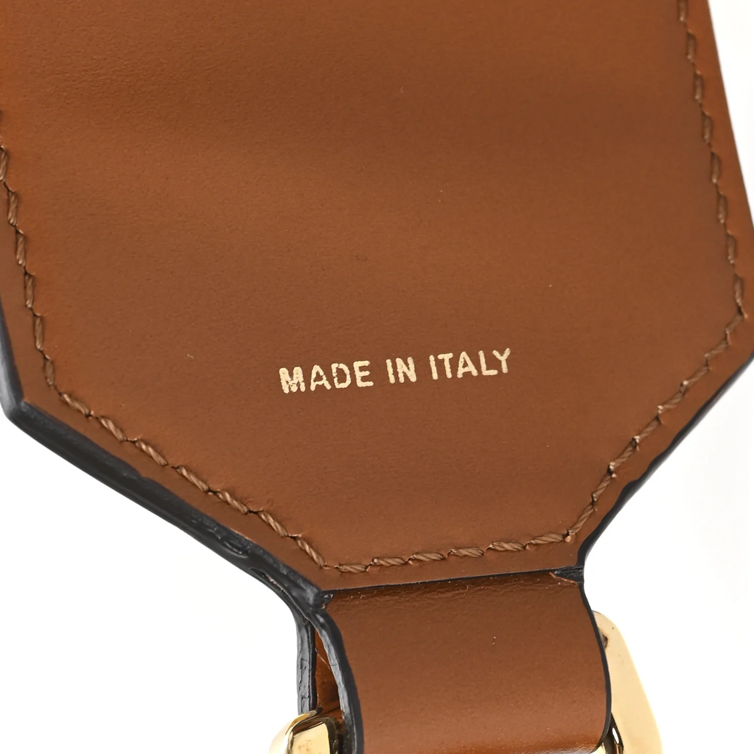 Ribbon Vitello King Logo Embossed Gingham Woven Adjustable Strap You Panna Black Cuoio - Image 4