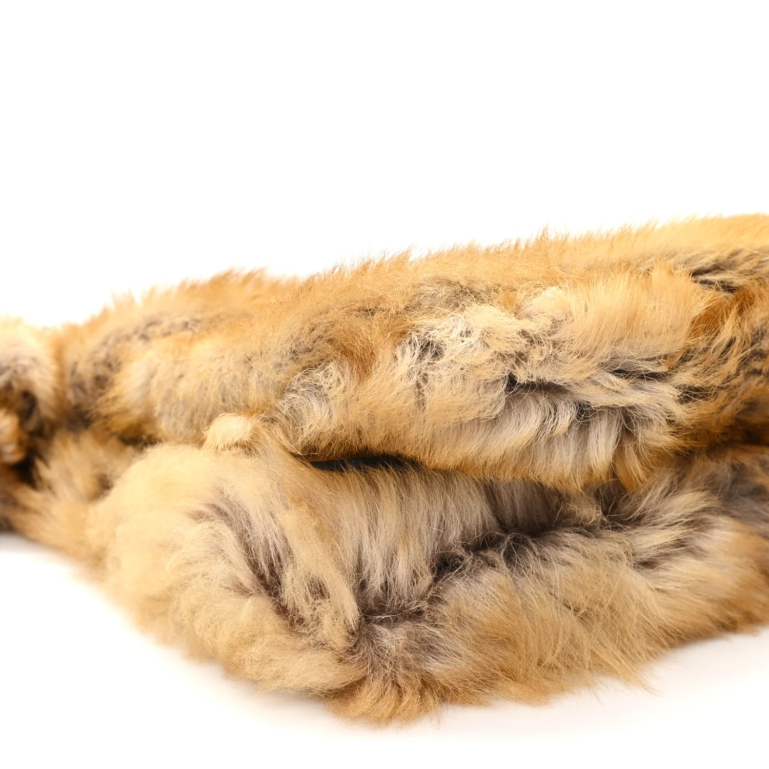 Shearling Suede Large Soft Peekaboo Beige - Image 8