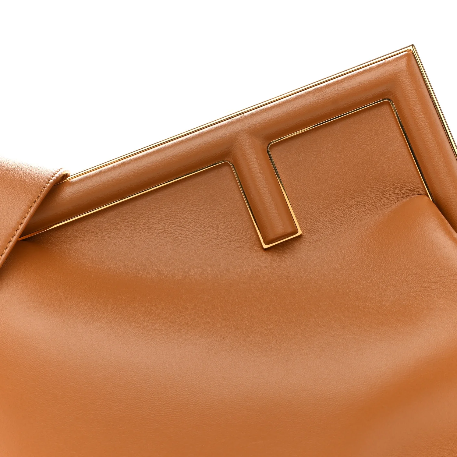 Shiny Nappa Medium Fendi First Caramello - Image 8
