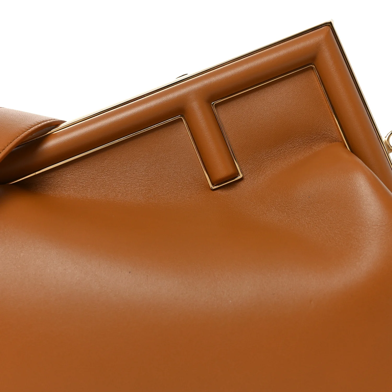Shiny Nappa Medium Fendi First Caramello - Image 8