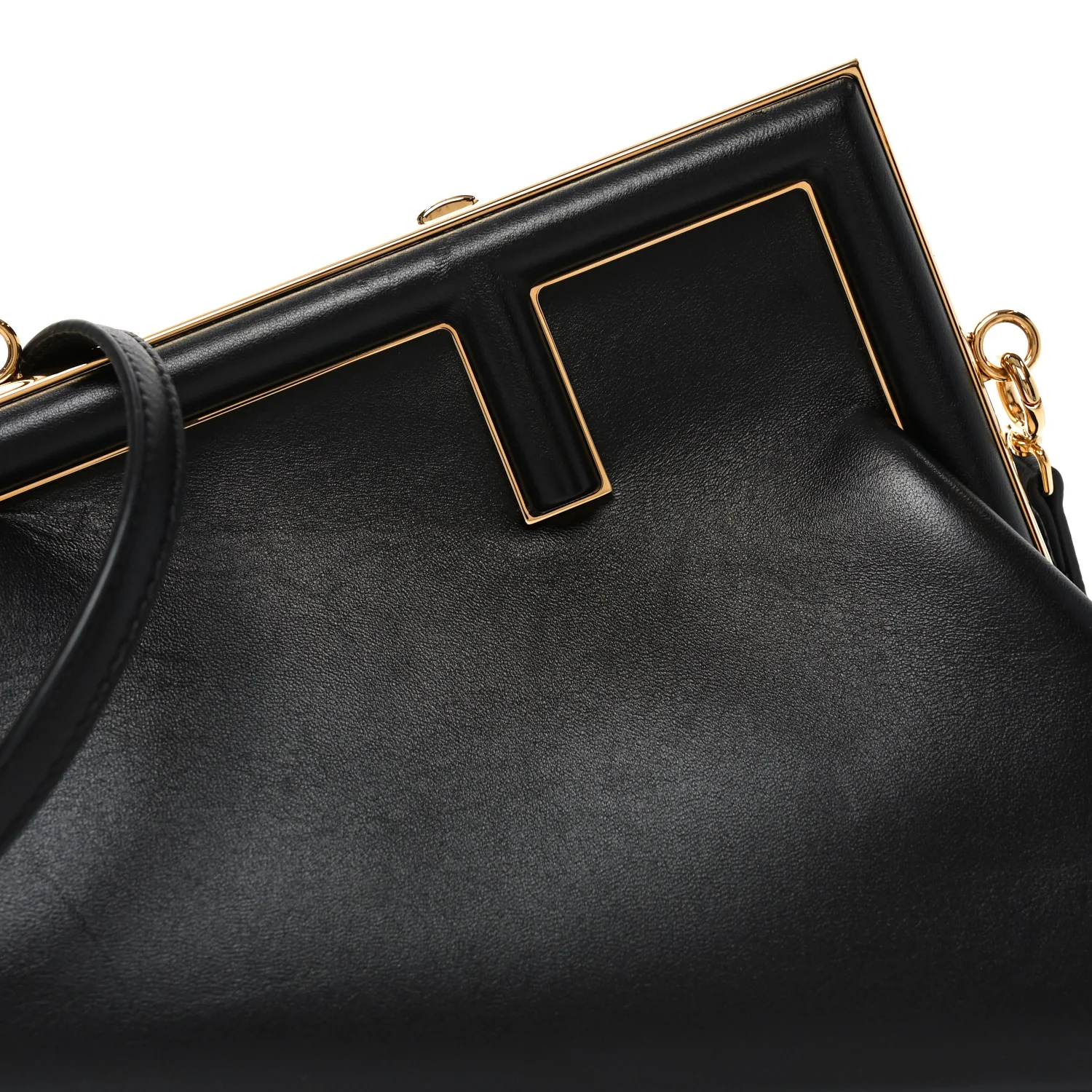 Shiny Nappa Small Fendi First Black - Image 8