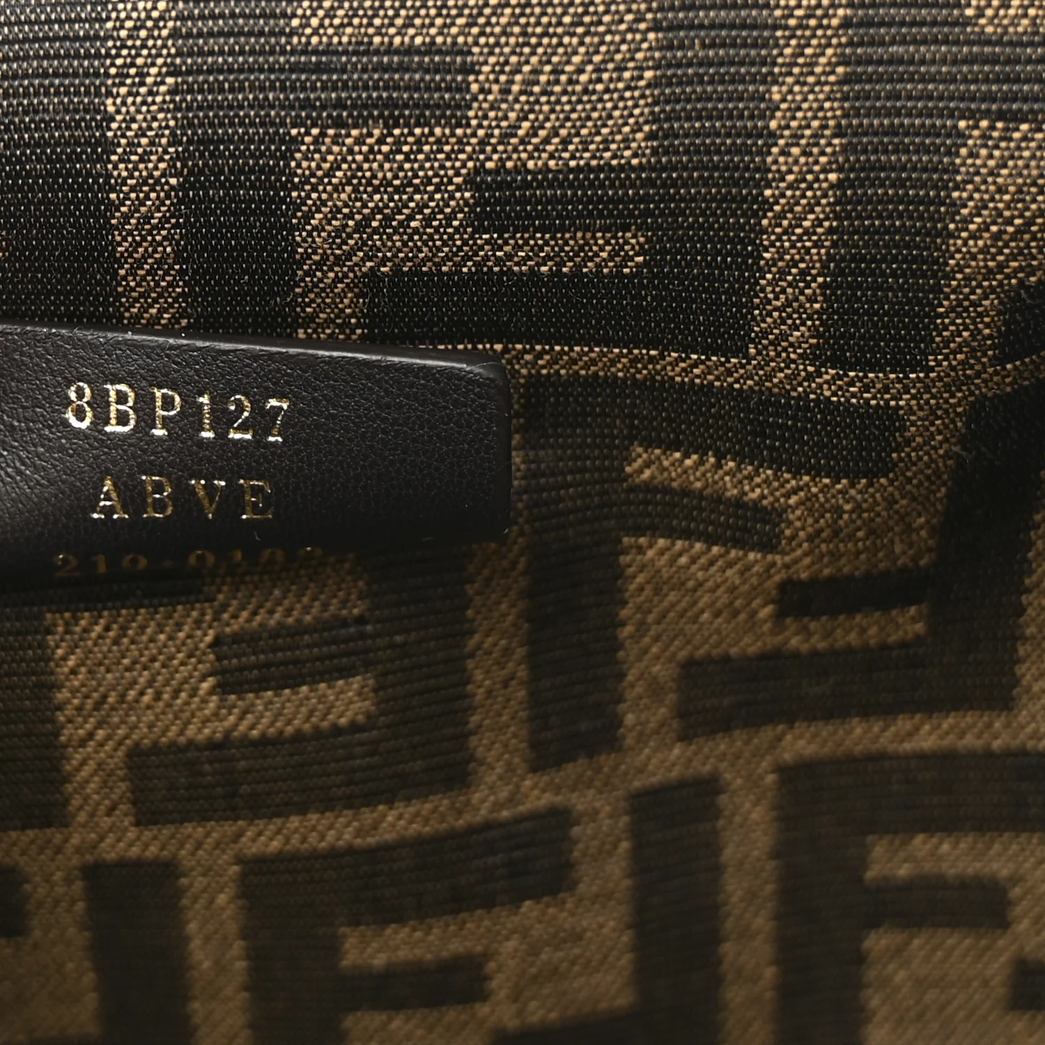 Shiny Nappa Small Fendi First Caramello - Image 7