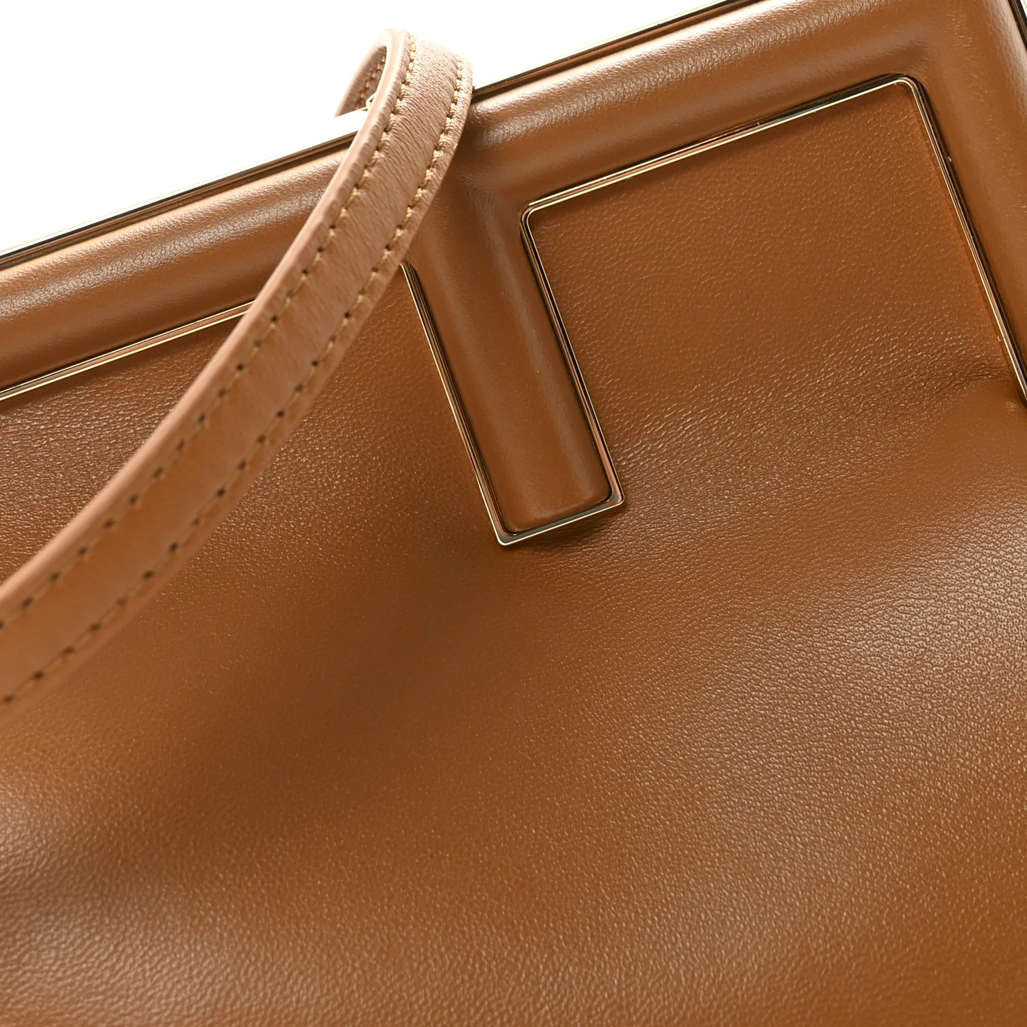 Shiny Nappa Small Fendi First Caramello - Image 8
