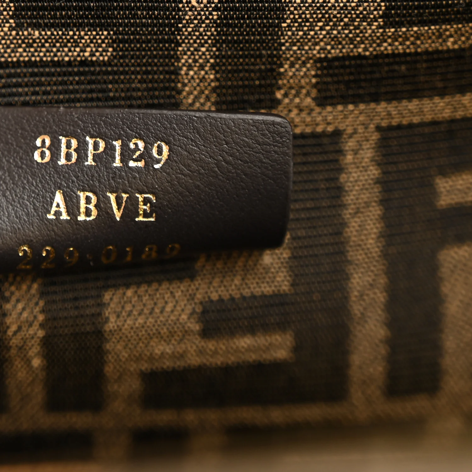 Shiny Nappa Small Fendi First Dove Gray - Image 7