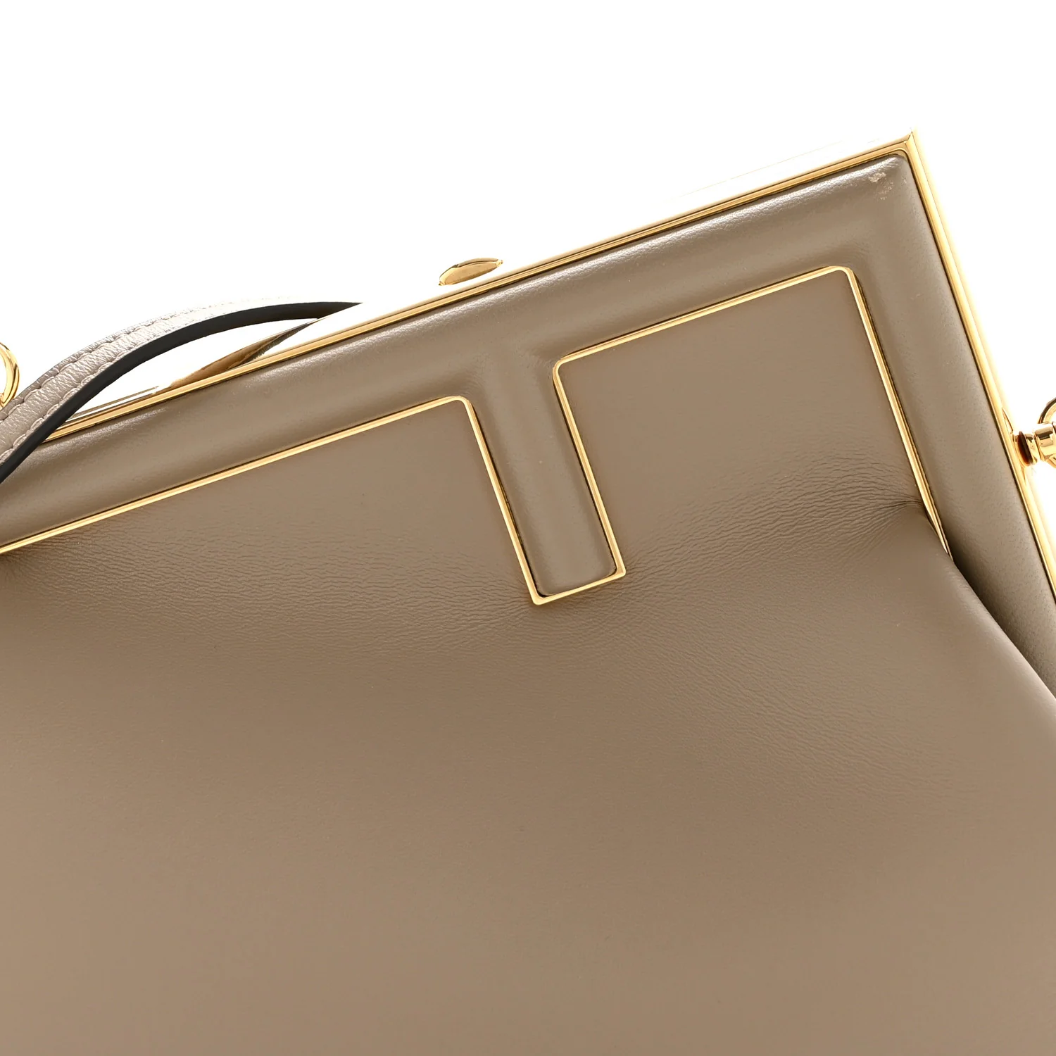 Shiny Nappa Small Fendi First Dove Gray - Image 8