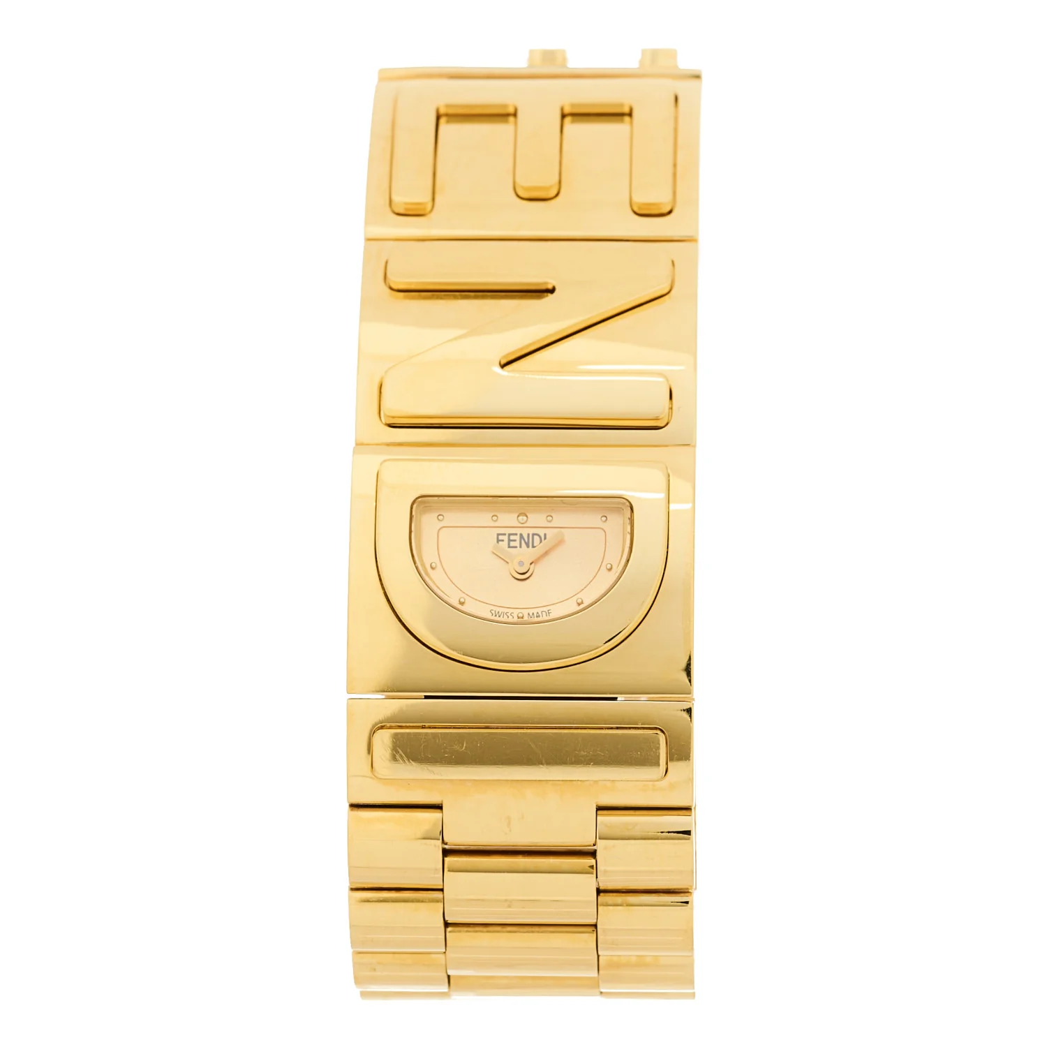 Stainless Steel 22mm Graph Quartz Watch Gold