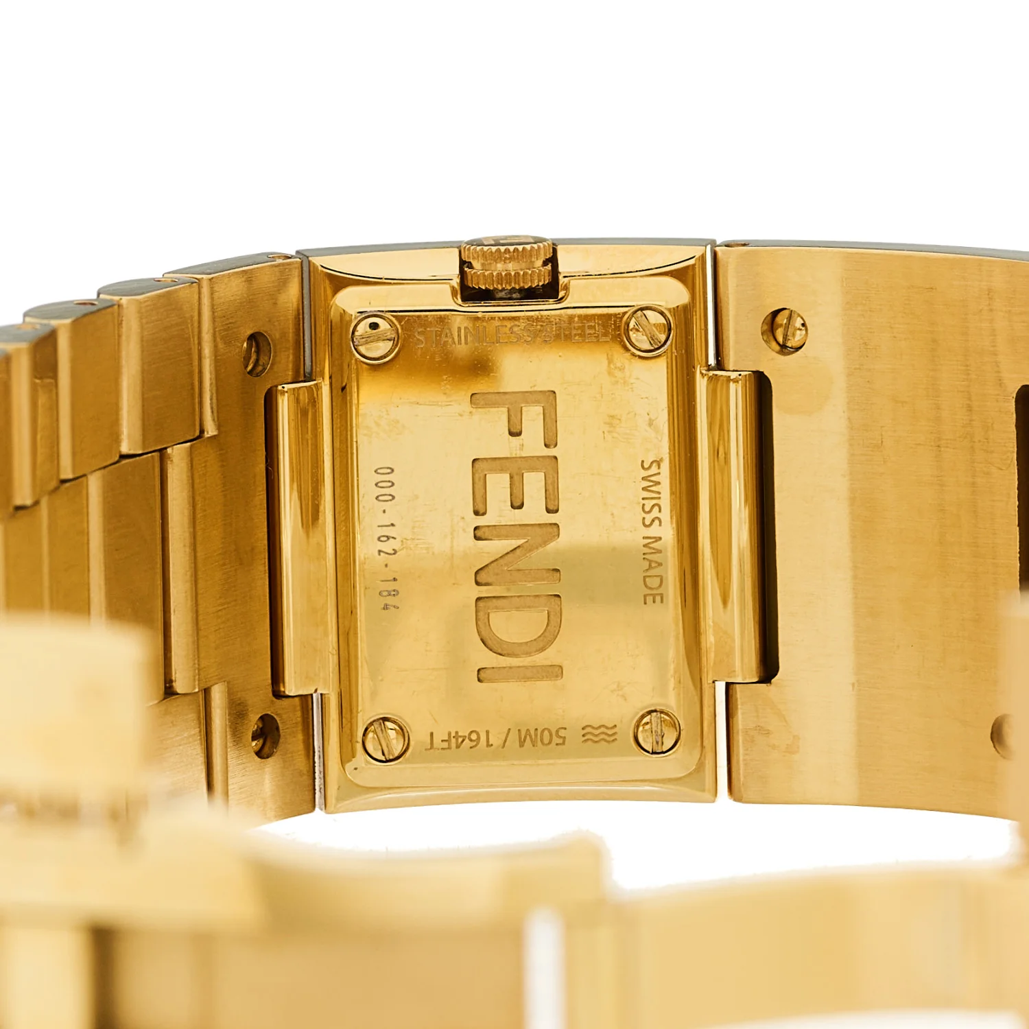 Stainless Steel 22mm Graph Quartz Watch Gold - Image 4