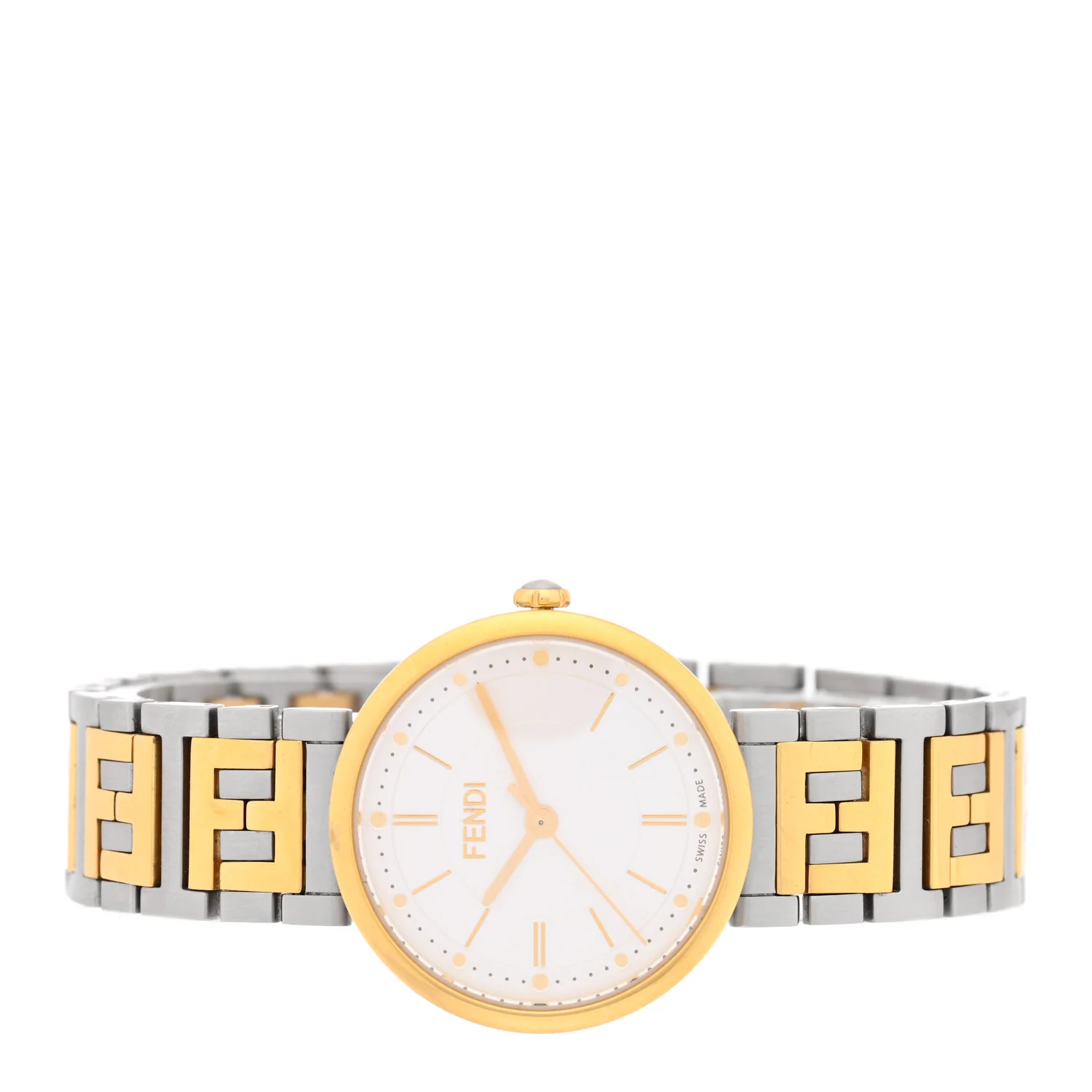 Stainless Steel 29mm Fendi Forever Quartz Watch Silver - Image 2