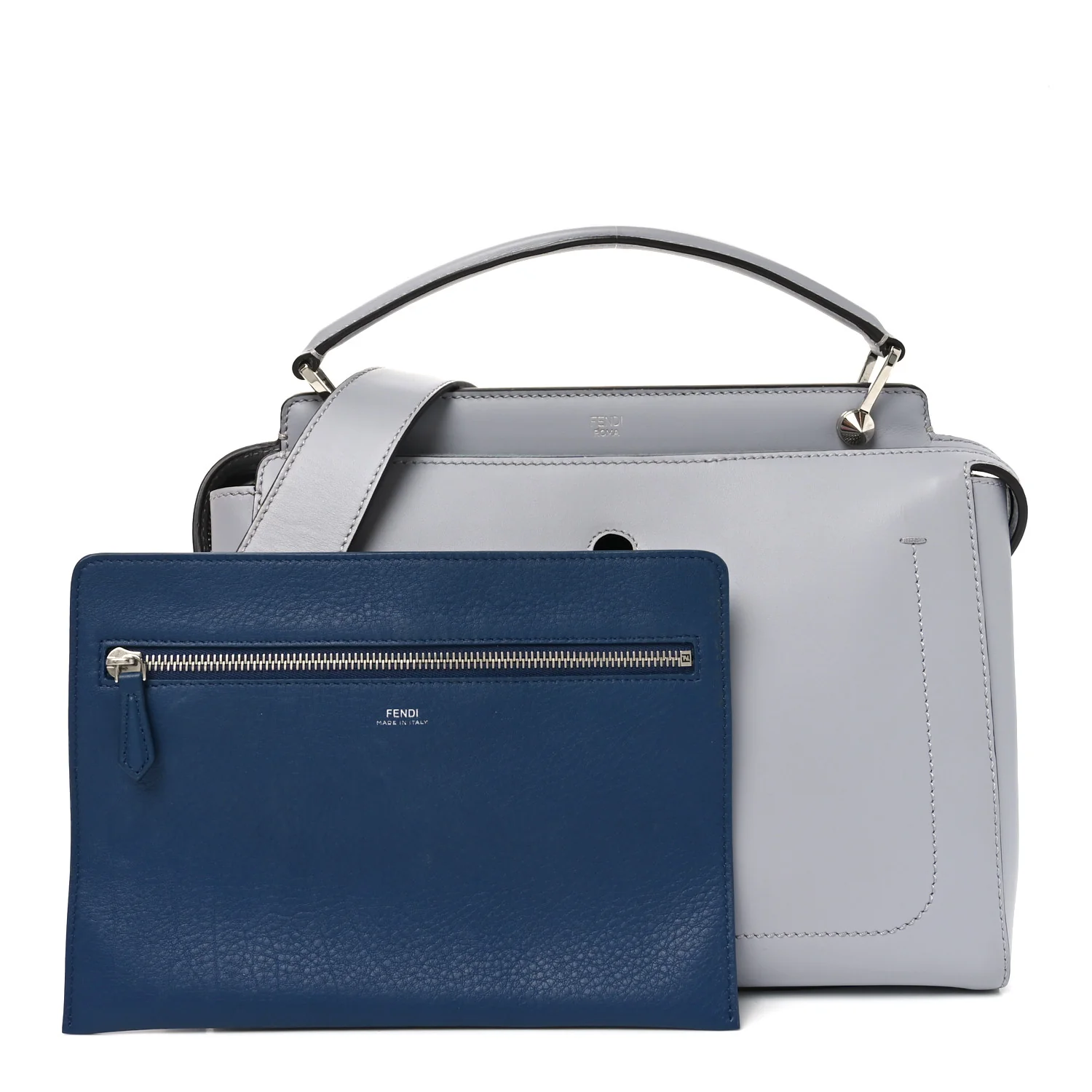 Vitello Baltico Dolce DotCom Satchel Ardesia - Image 3