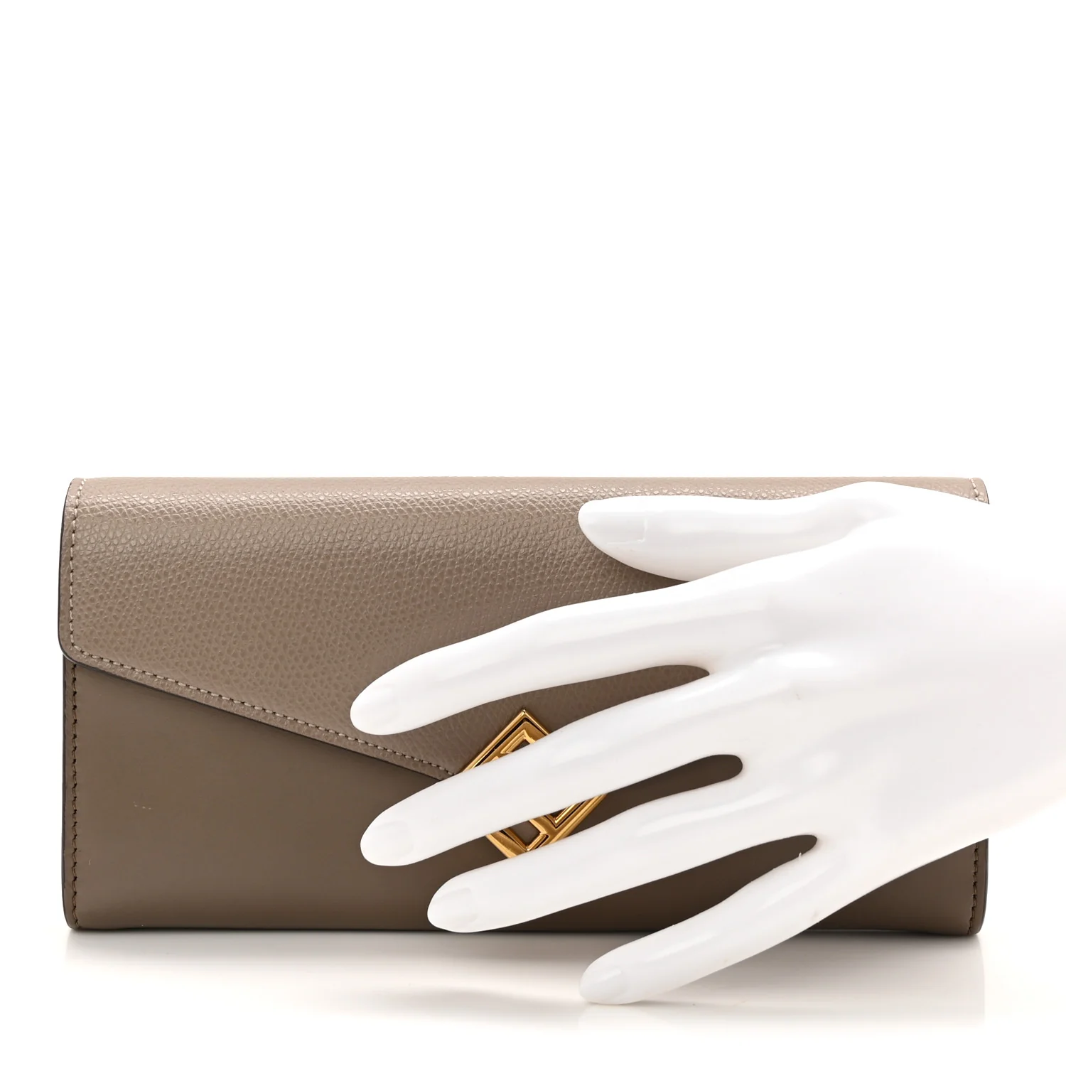 Vitello Cruise F is Fendi Continental Envelope Wallet Tortora - Image 2