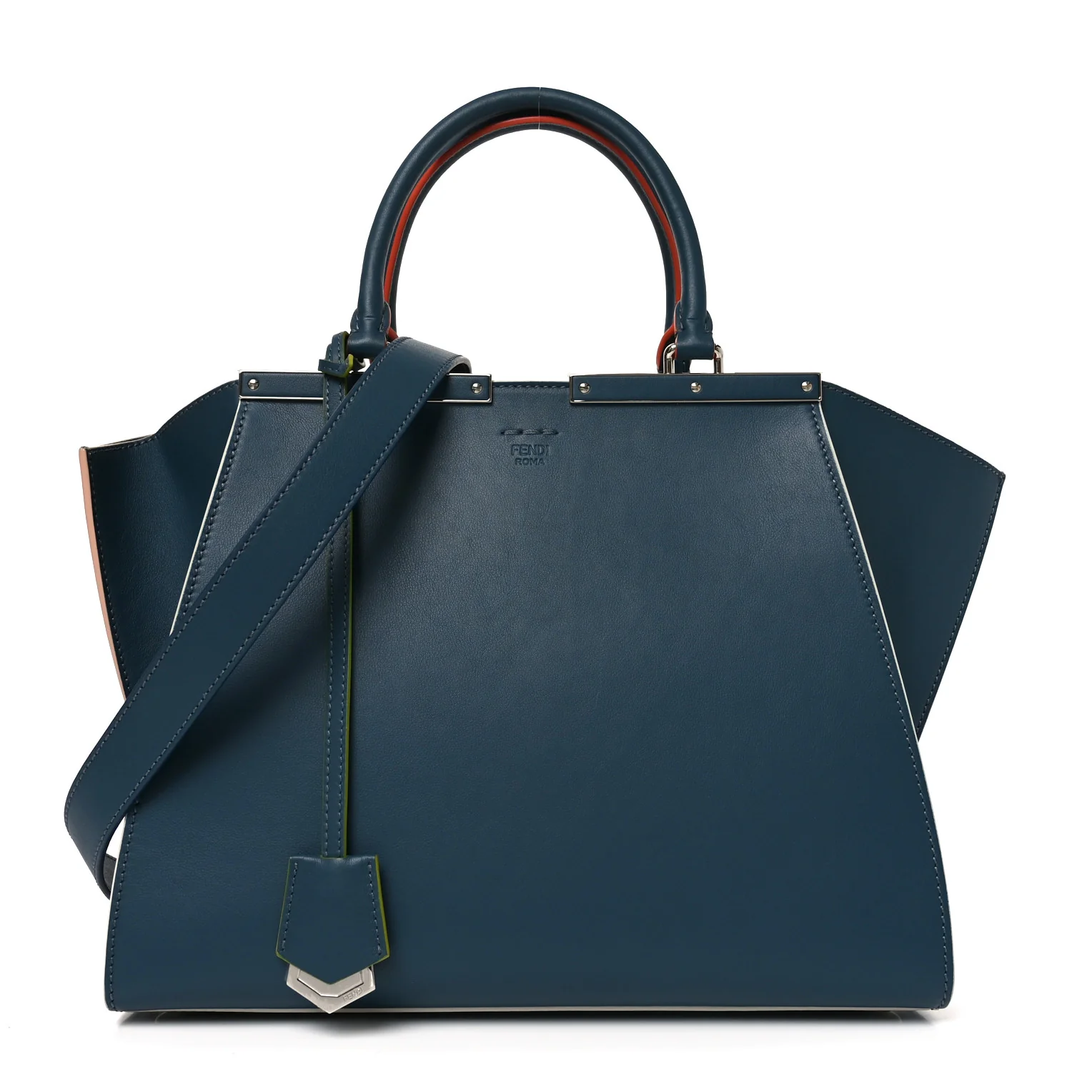 Vitello Dolce Century Petite 3Jours Tote Pavone