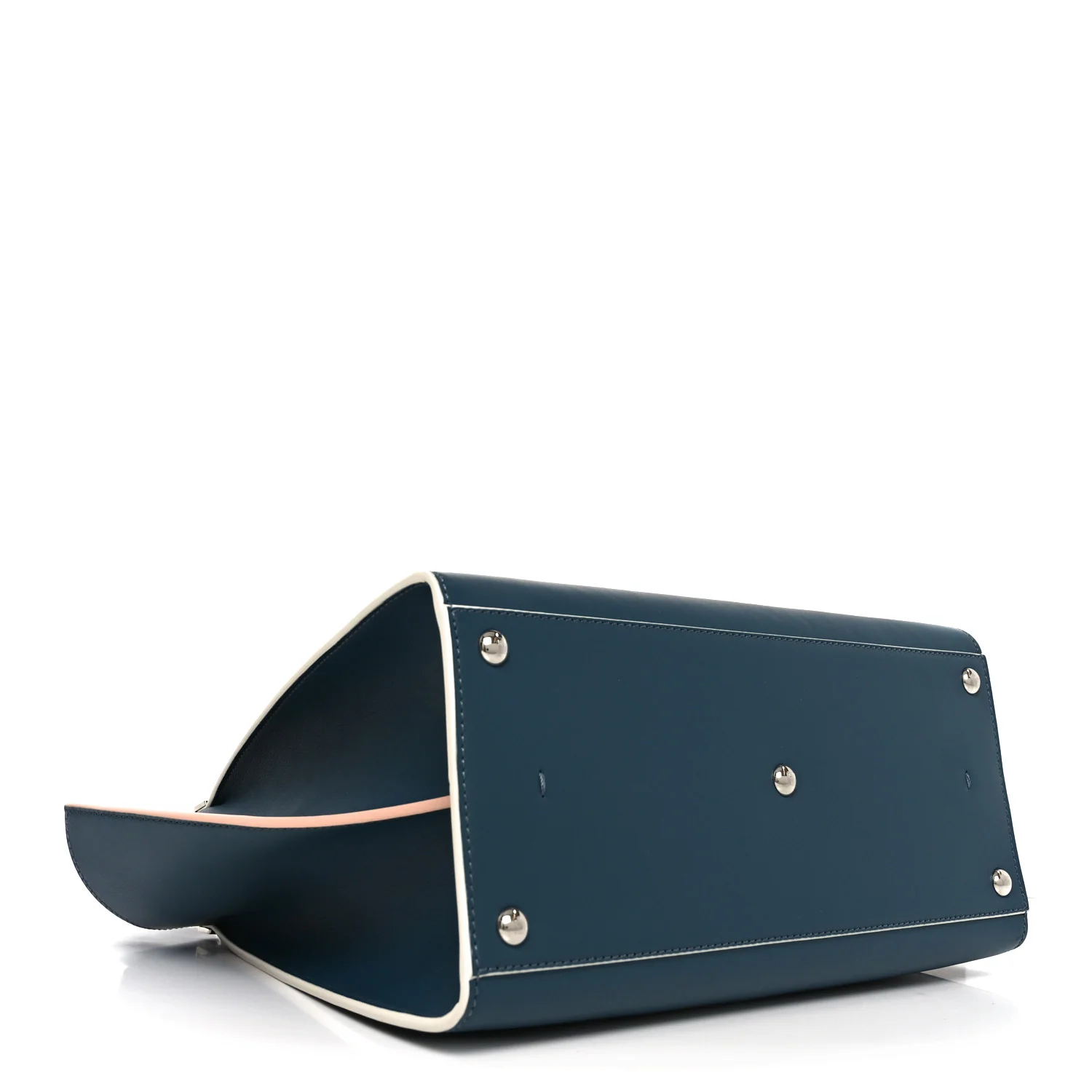 Vitello Dolce Century Petite 3Jours Tote Pavone - Image 3
