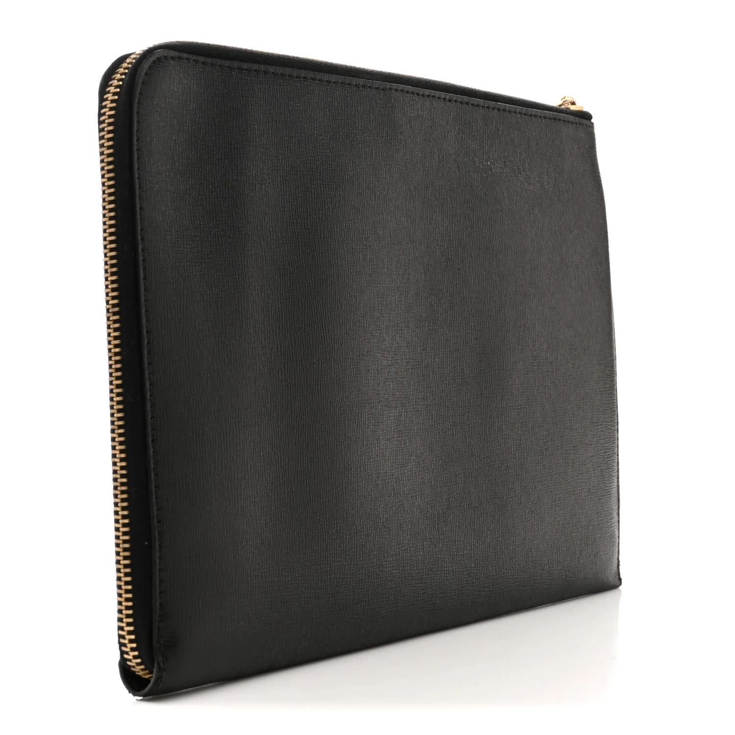 Vitello Elite Monster Eyes Studded Zip Around Pouch Black - Image 3