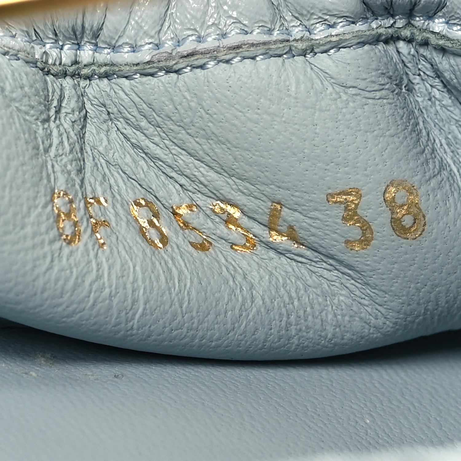 Vitello Filo Ballerina Flats 38 Blue - Image 7