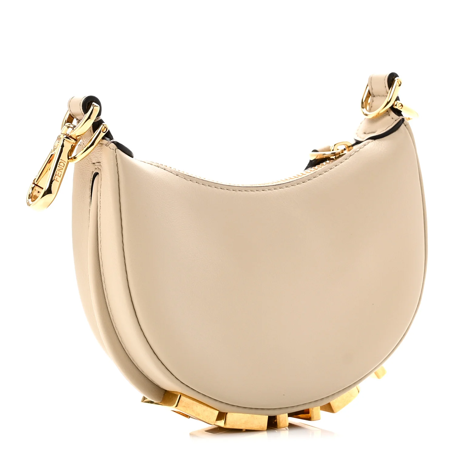 Vitello Grace Matte Nano Fendigraphy Hobo Charm Nuvola - Image 3