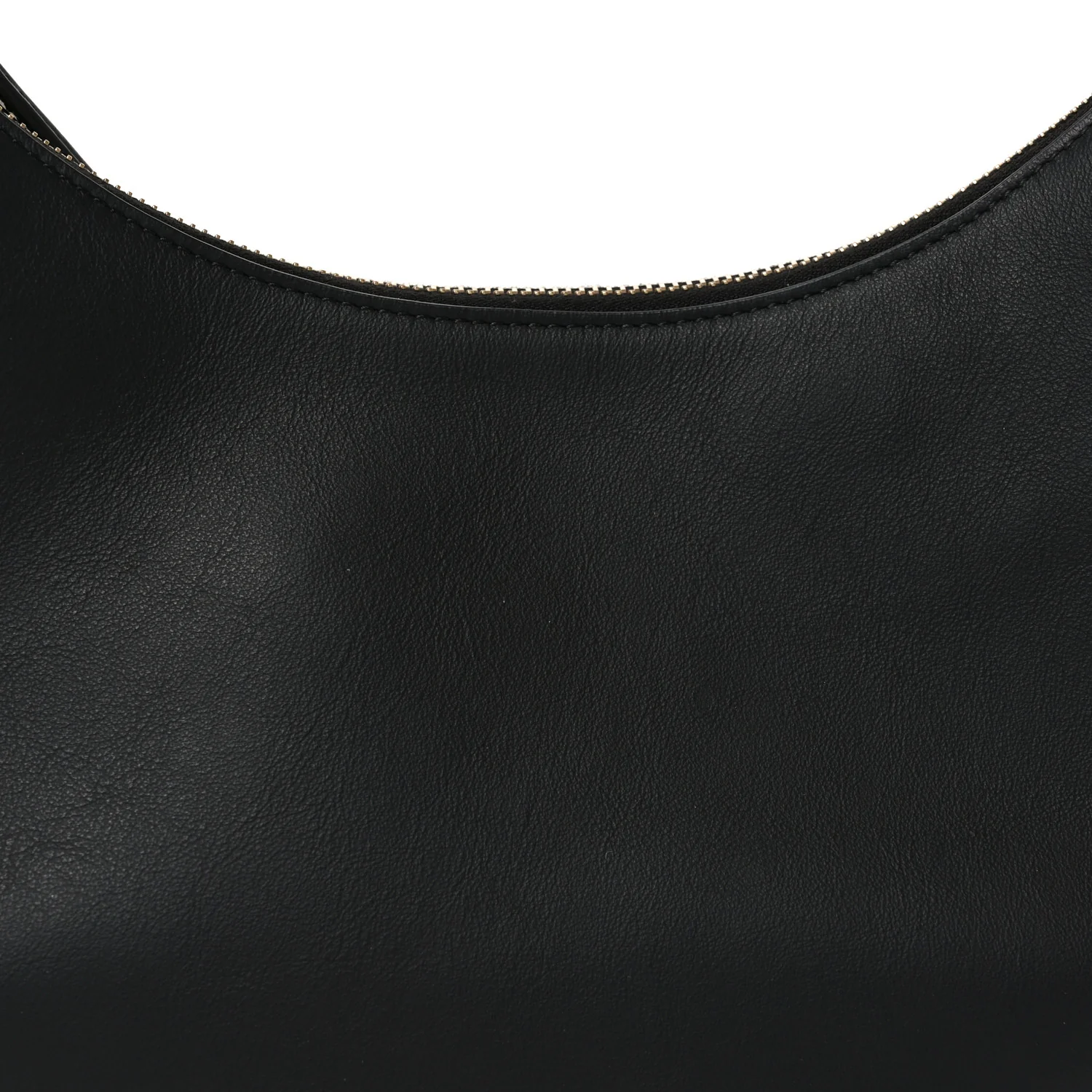 Vitello Grace Matte Small Fendigraphy Hobo Bag Black - Image 8