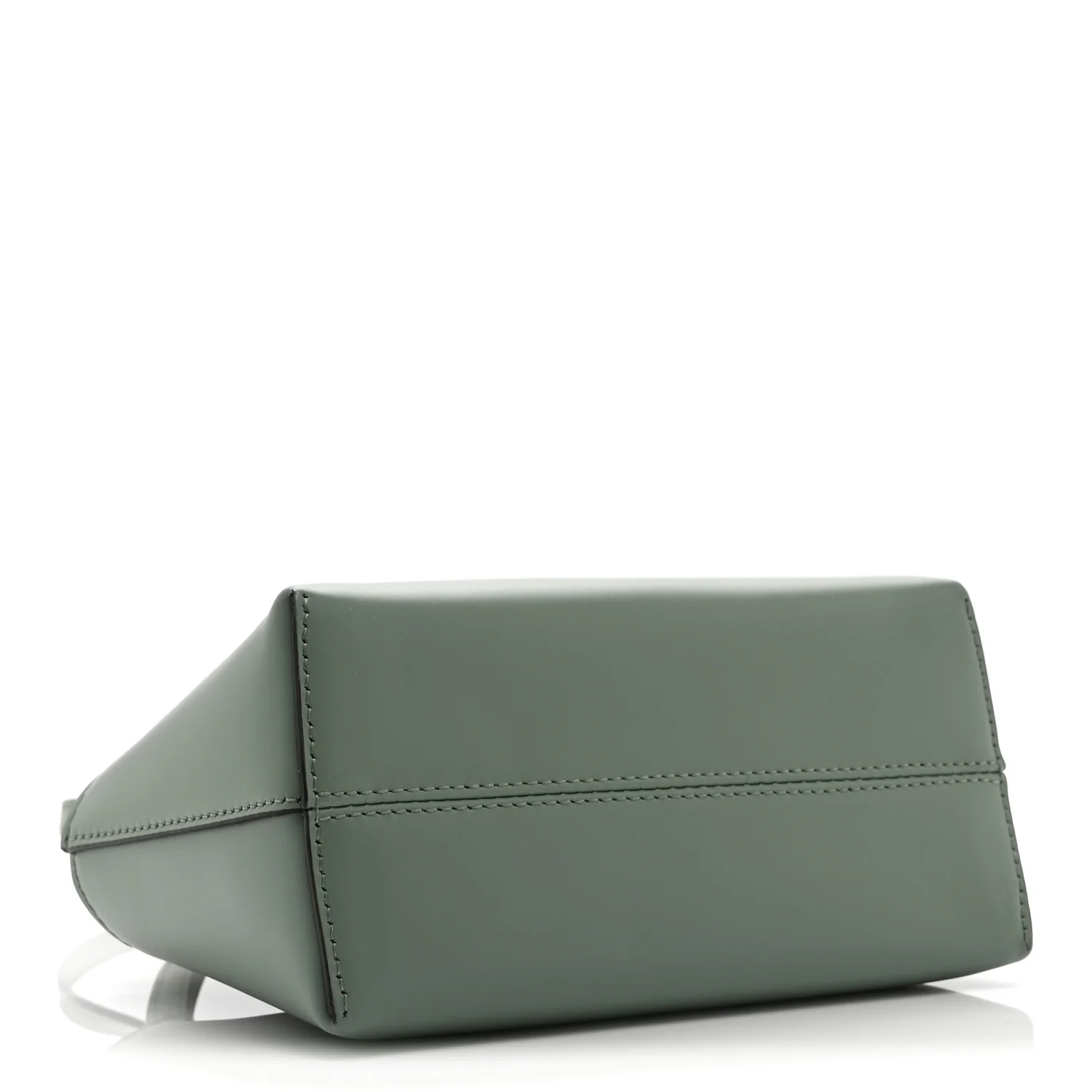 Vitello King Plexiglass Logo Embossed Mini By The Way Top Handle Boston Bag Menta - Image 4