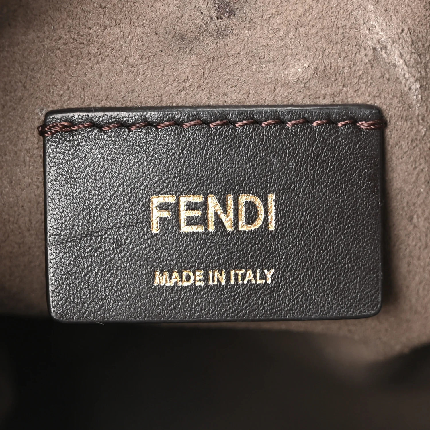 X FILA Vitello F is Fendi Mania Mini Mon Tresor Bucket Bag White - Image 6