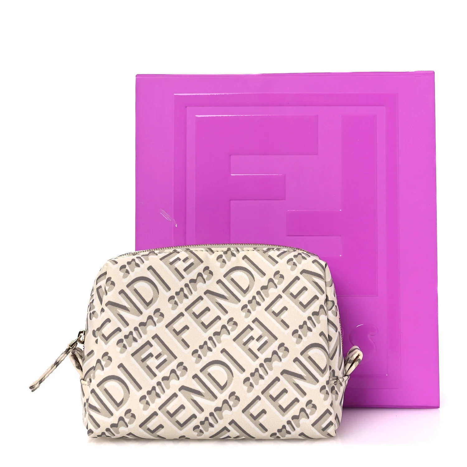X SKIMS Nylon Small Trapezoid Beauty Pouch Kims Avorio - Image 11