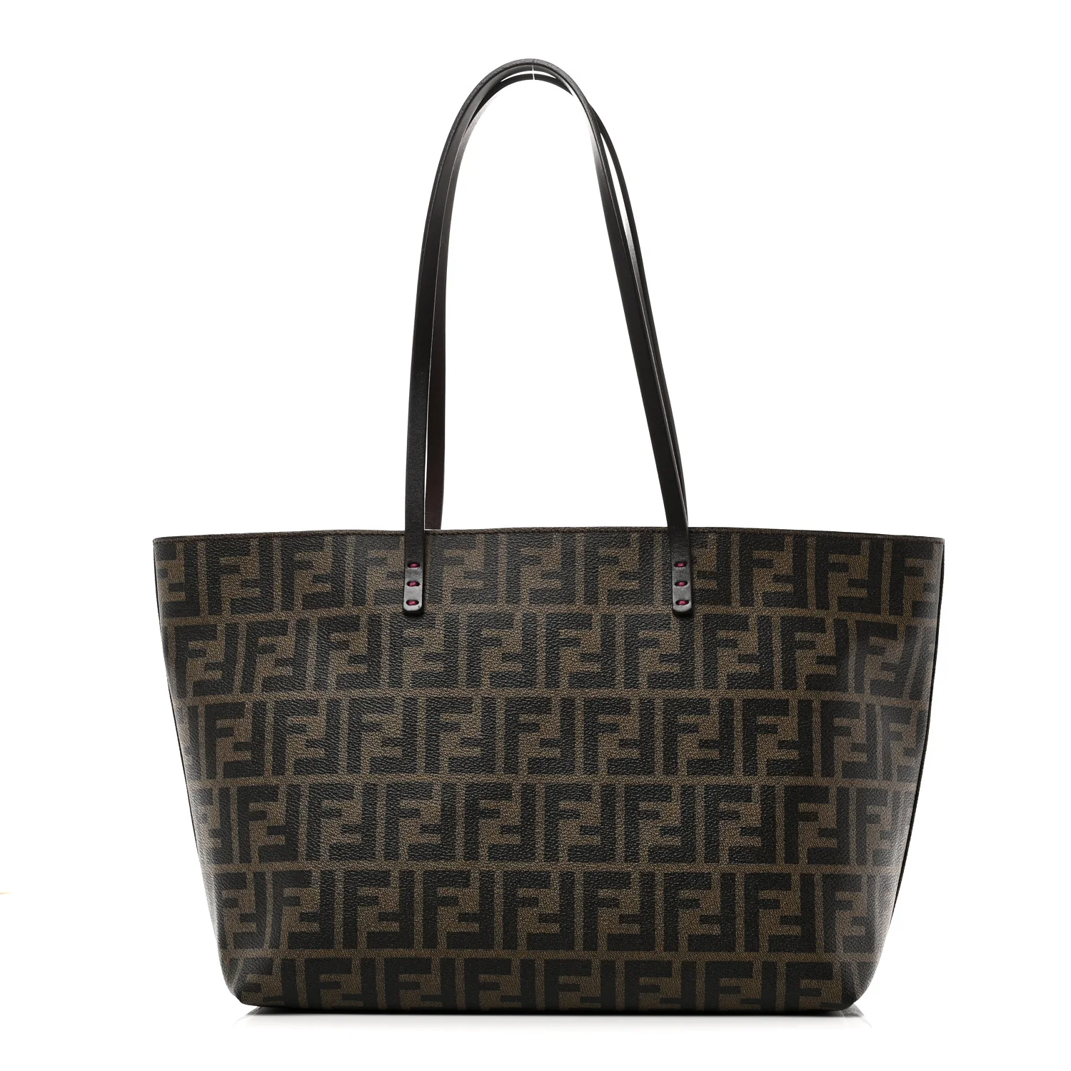 Zucca Spalmati Small Roll Tote Tobacco Fuxia