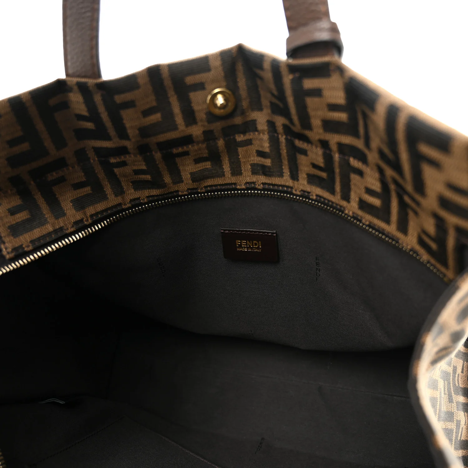 Zucca Vitello Artic Tote Tobacco Castagna - Image 6