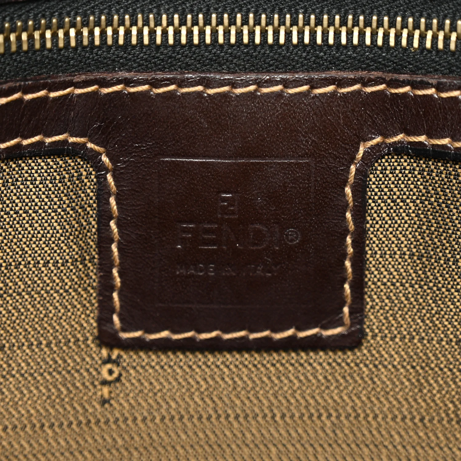Zucca Zipped Baguette Tobacco - Image 6