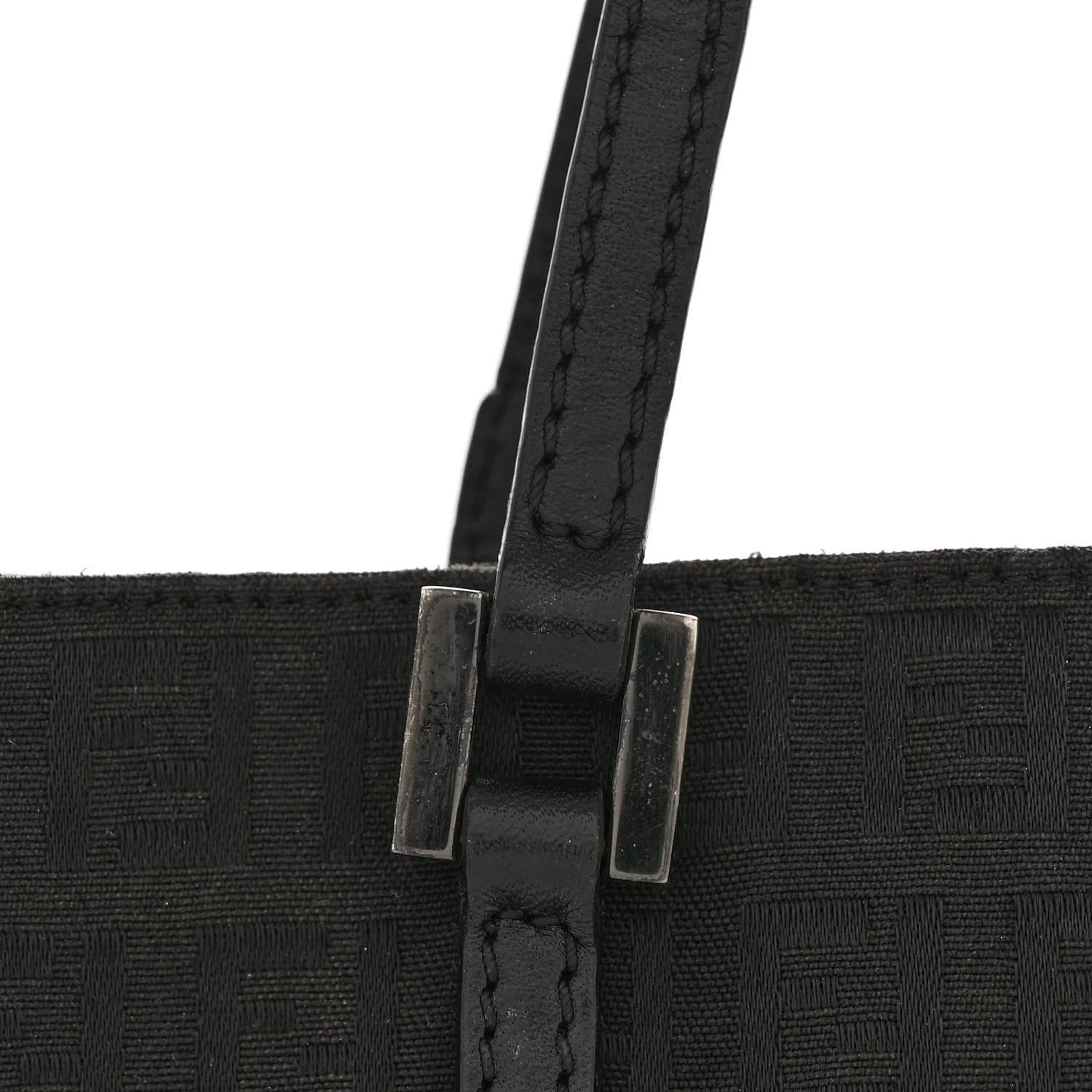 Zucchino Vitello Tote Black - Image 11