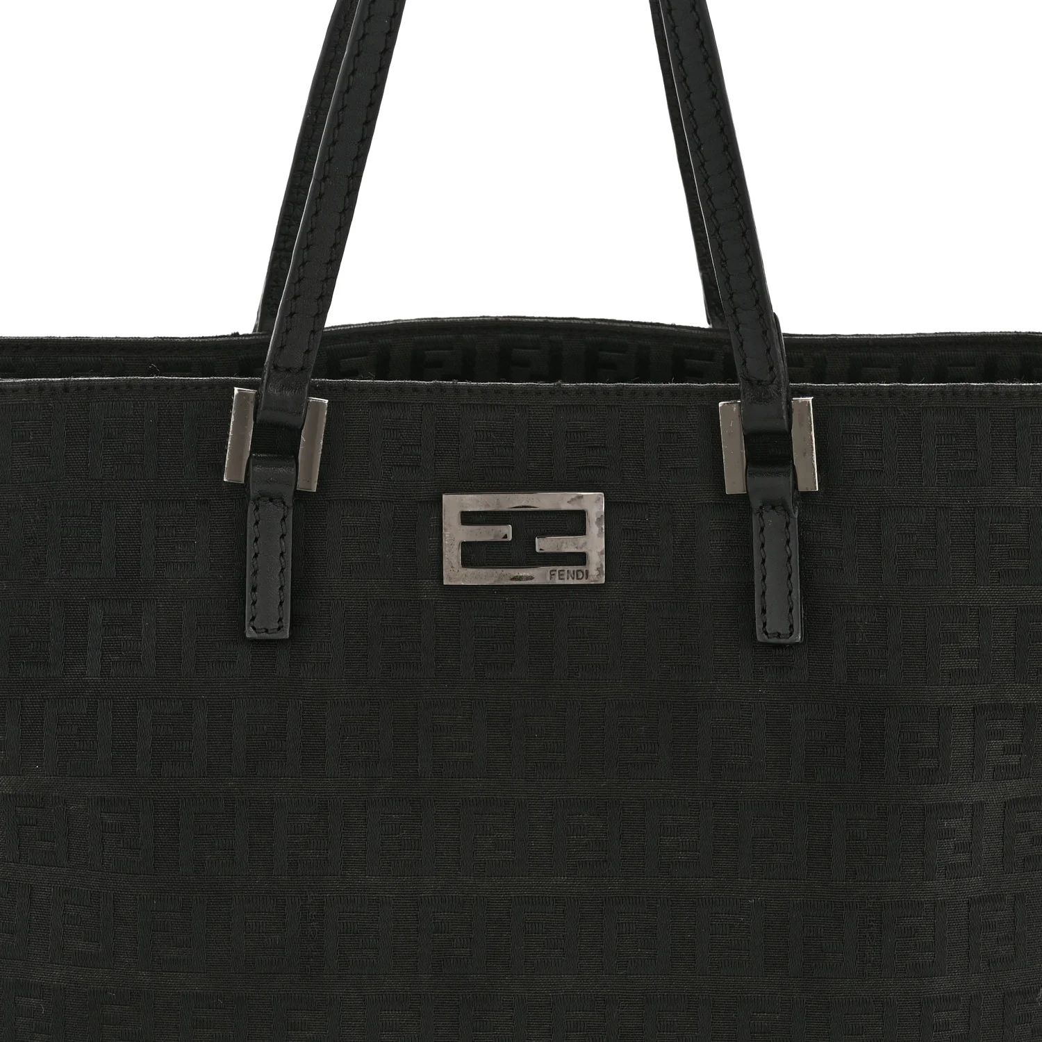Zucchino Vitello Tote Black - Image 8