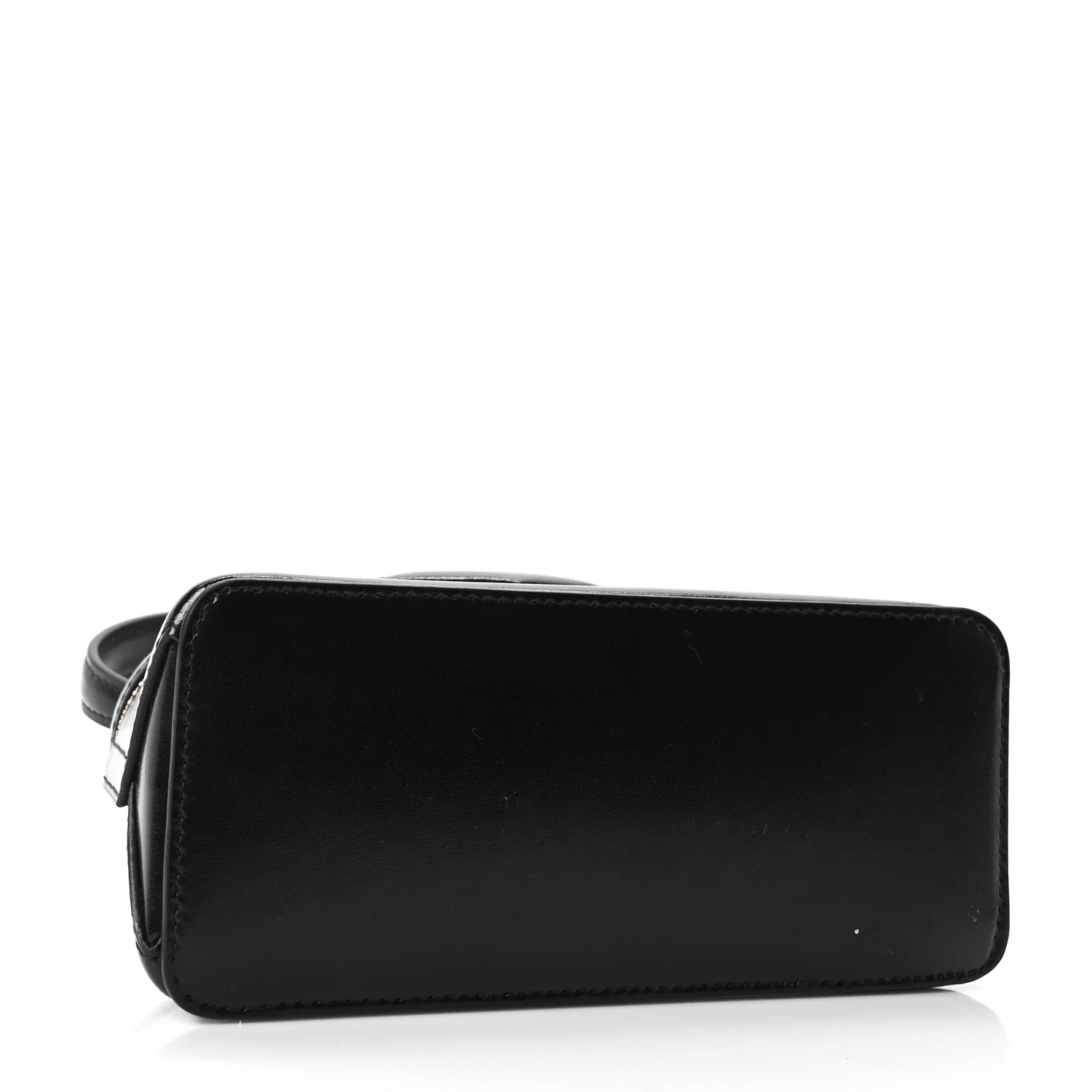 Box Calfskin Antigona Mini Vanity Bag With Chain Black - Image 4