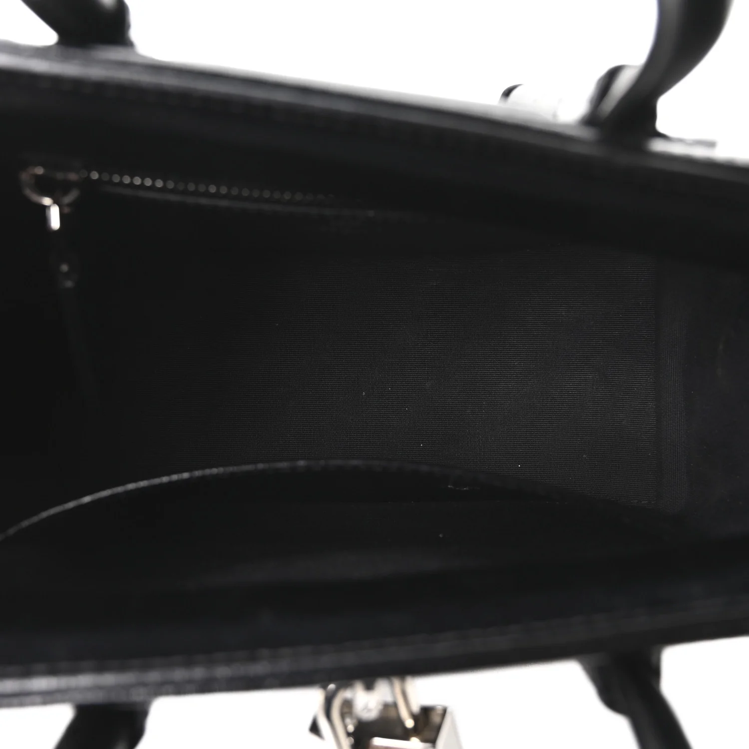 Box Calfskin Mini Lock Antigona Shoulder Bag Black - Image 5
