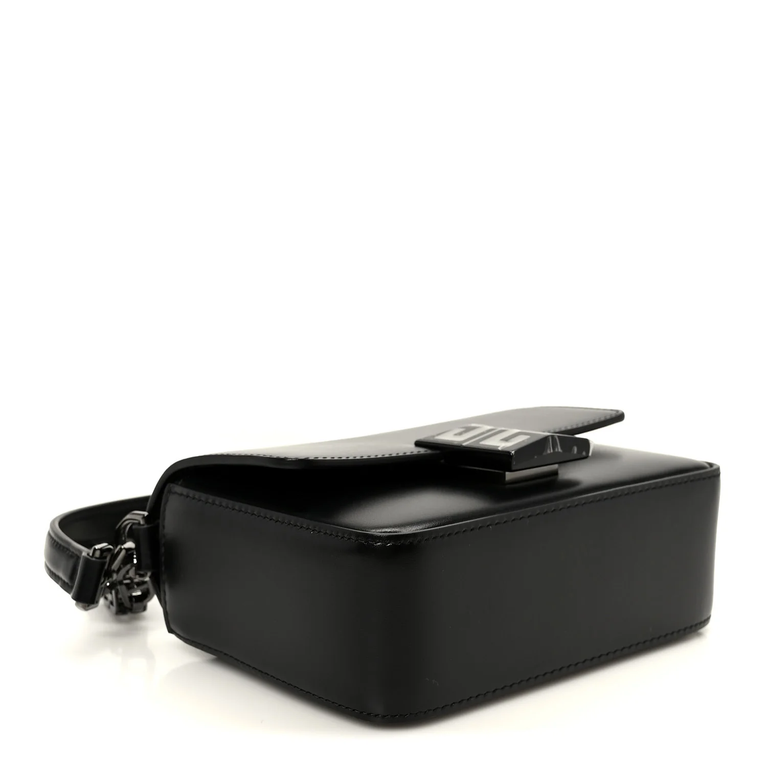 Box Calfskin Small 4G Cube Chain Shoulder Bag So Black - Image 4