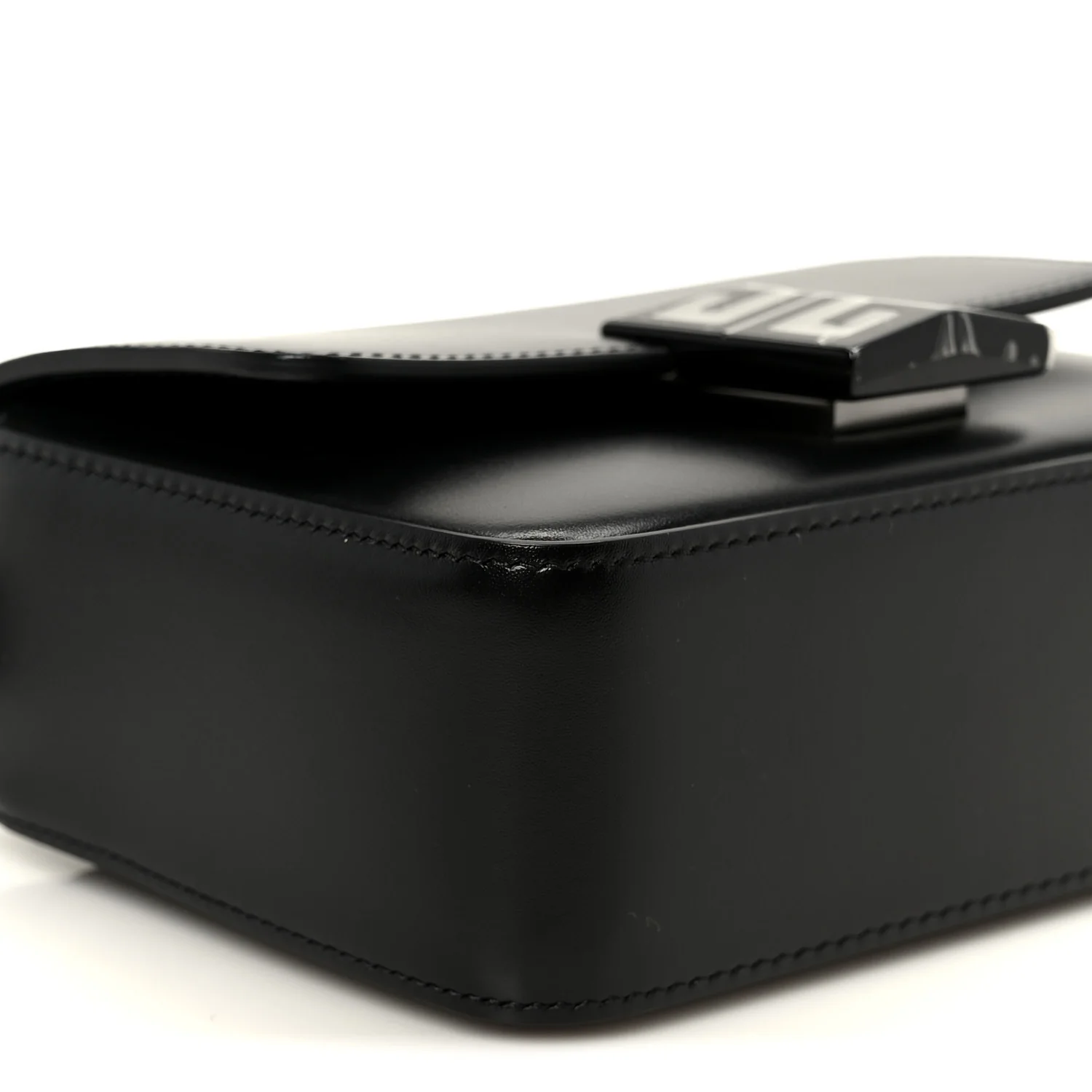 Box Calfskin Small 4G Cube Chain Shoulder Bag So Black - Image 9