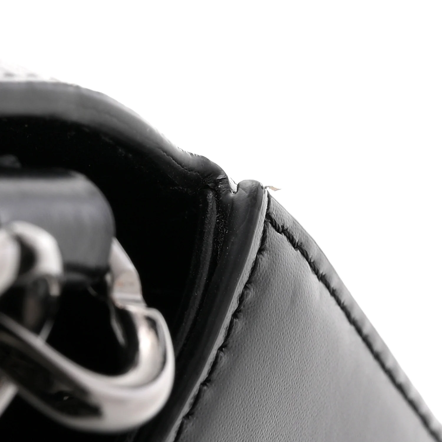 Box Calfskin Small 4G Cube Chain Shoulder Bag So Black - Image 11