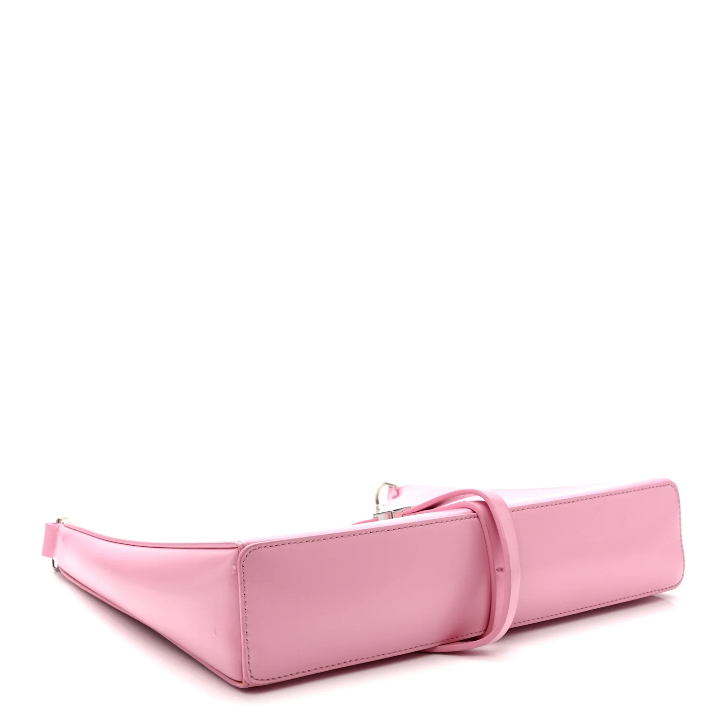 Box Calfskin Small Cut Out Shoulder Bag Pink - Image 4