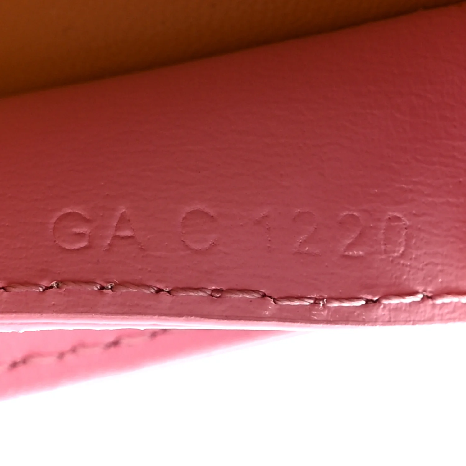 Box Calfskin Small Cut Out Shoulder Bag Pink - Image 7