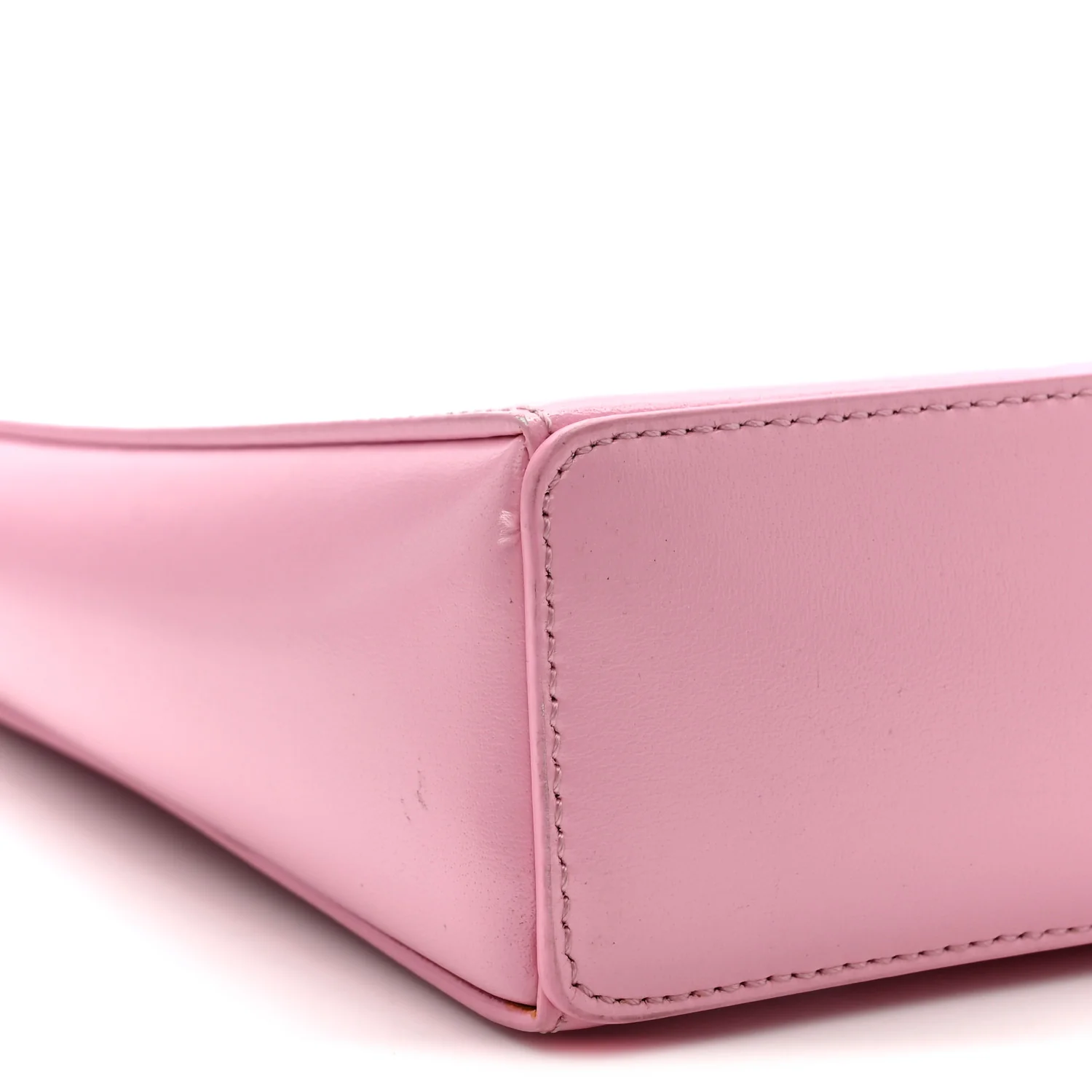 Box Calfskin Small Cut Out Shoulder Bag Pink - Image 9