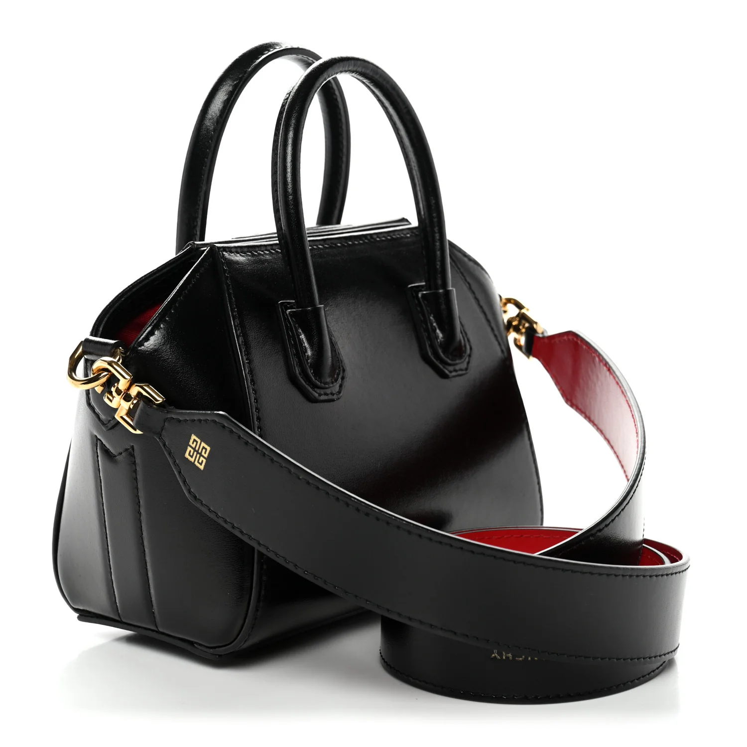 Box Calfskin Toy Antigona Black Red - Image 3
