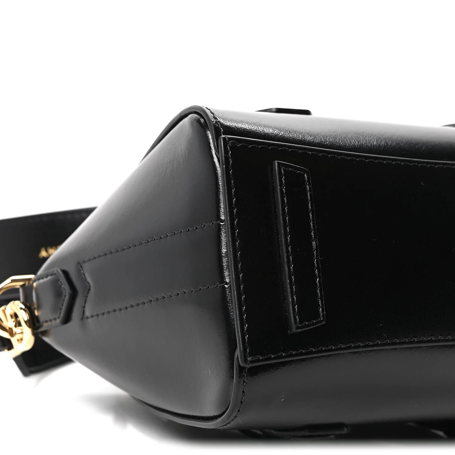 Box Calfskin Toy Lock Antigona Shoulder Bag Black - Image 7