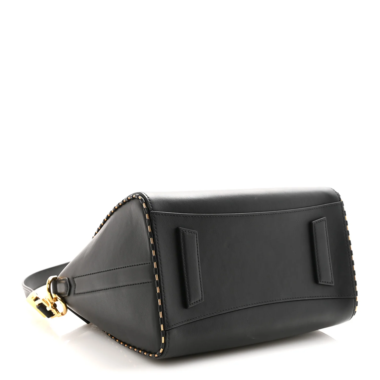Calfskin Chain Detail Small Antigona Black - Image 4