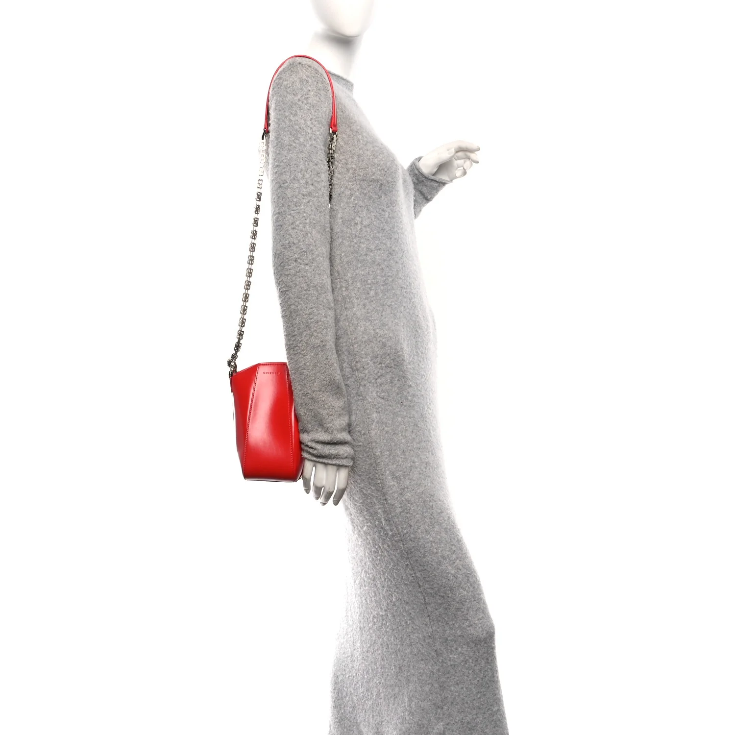 Calfskin Mini Vertical Antigona Red - Image 2