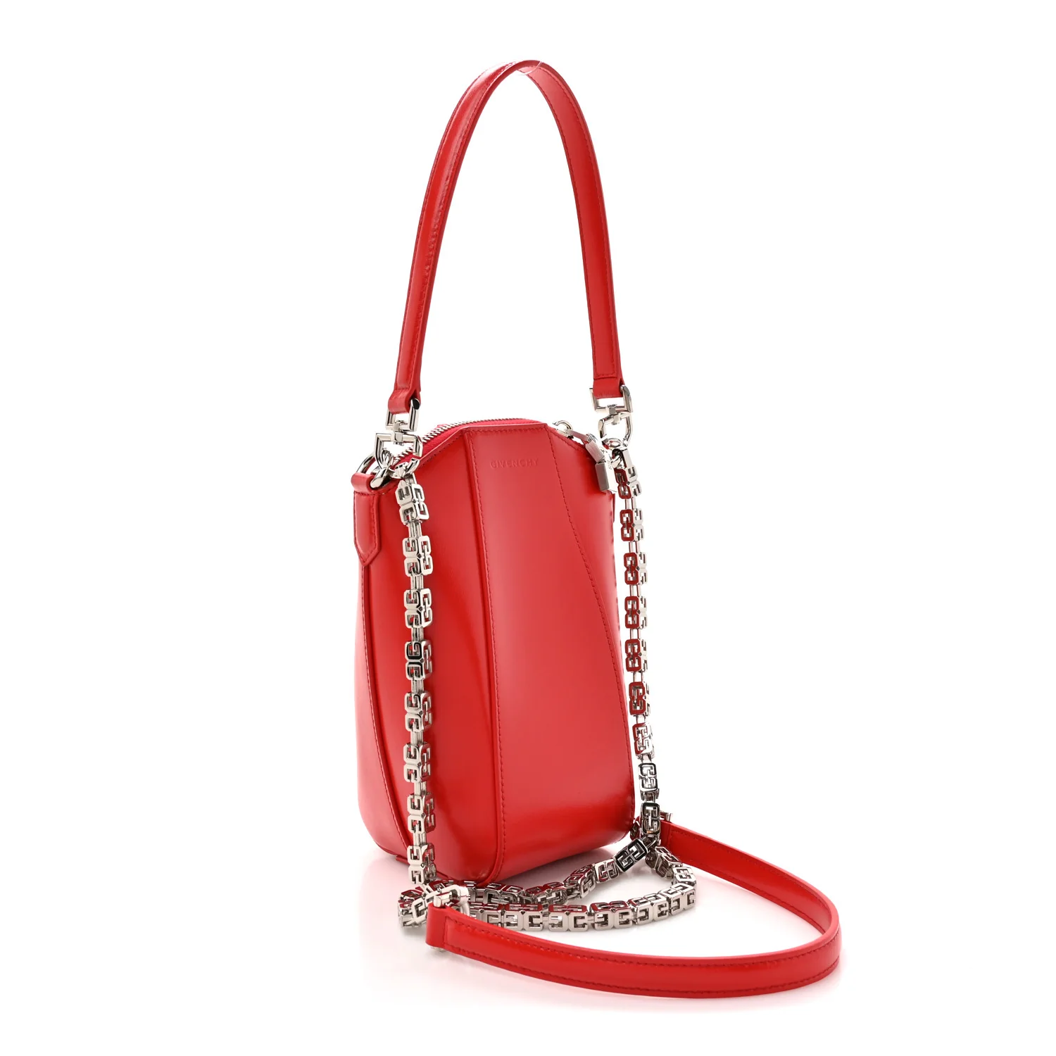 Calfskin Mini Vertical Antigona Red - Image 3