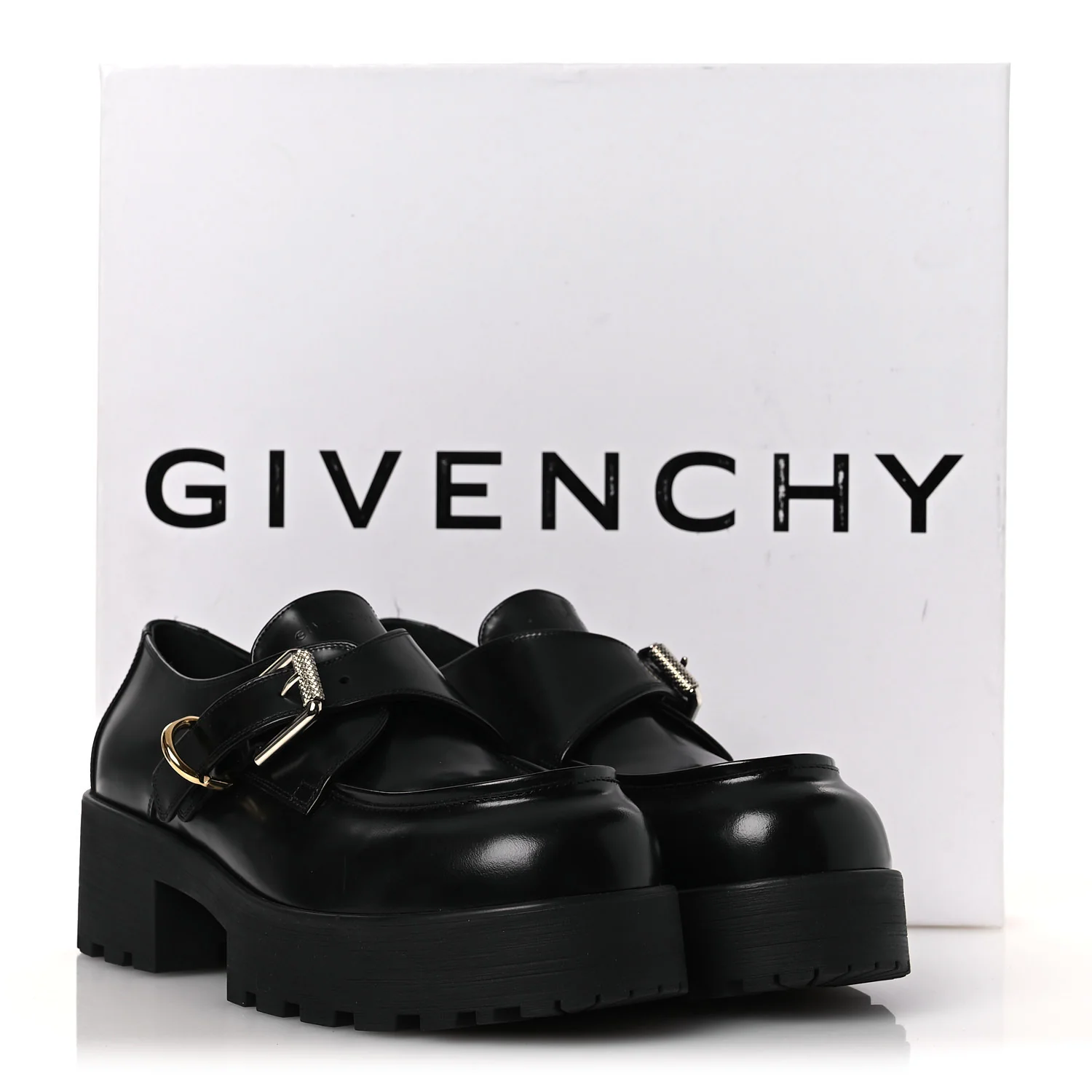 Calfskin Voyou Monk Loafers 39 Black - Image 12