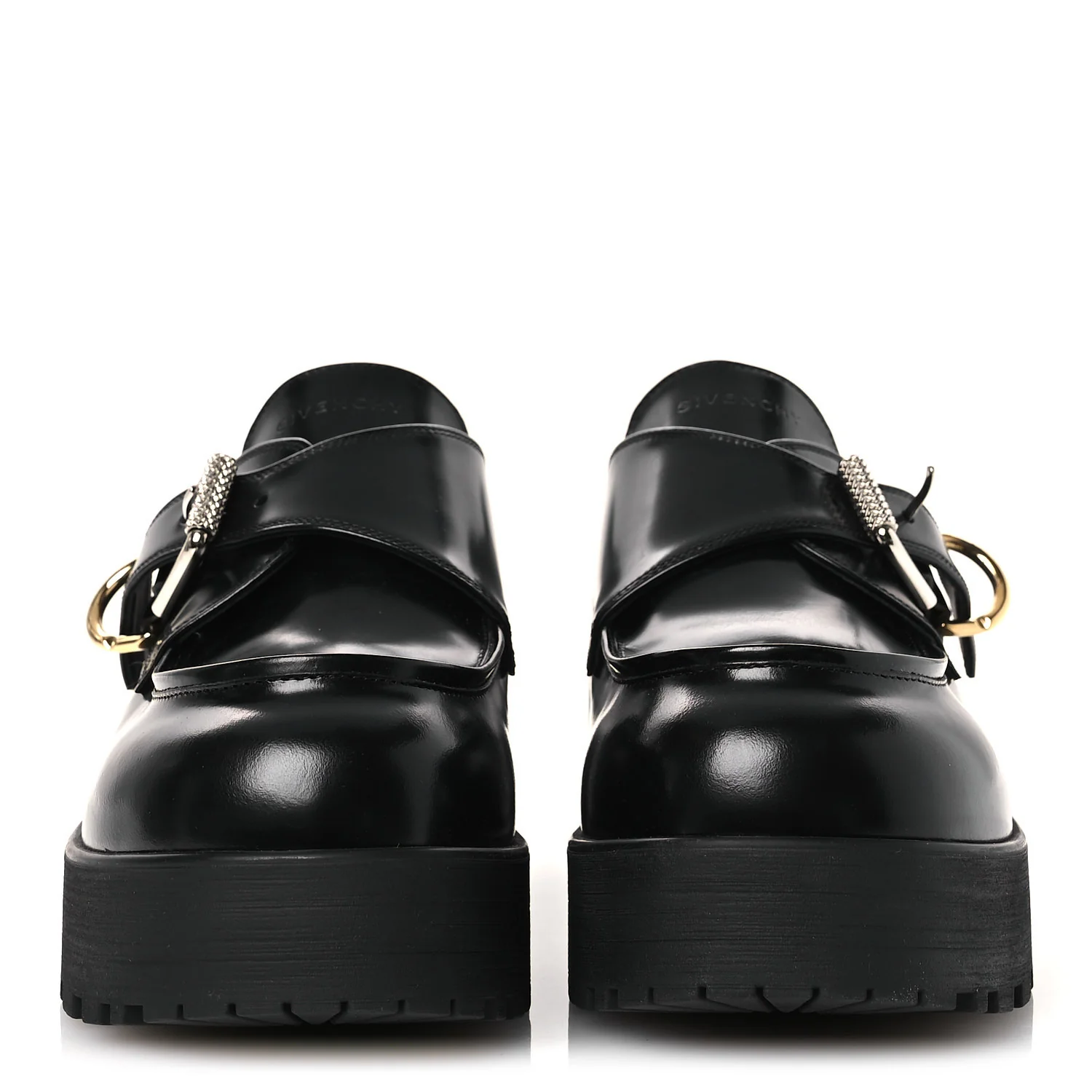 Calfskin Voyou Monk Loafers 39 Black - Image 3