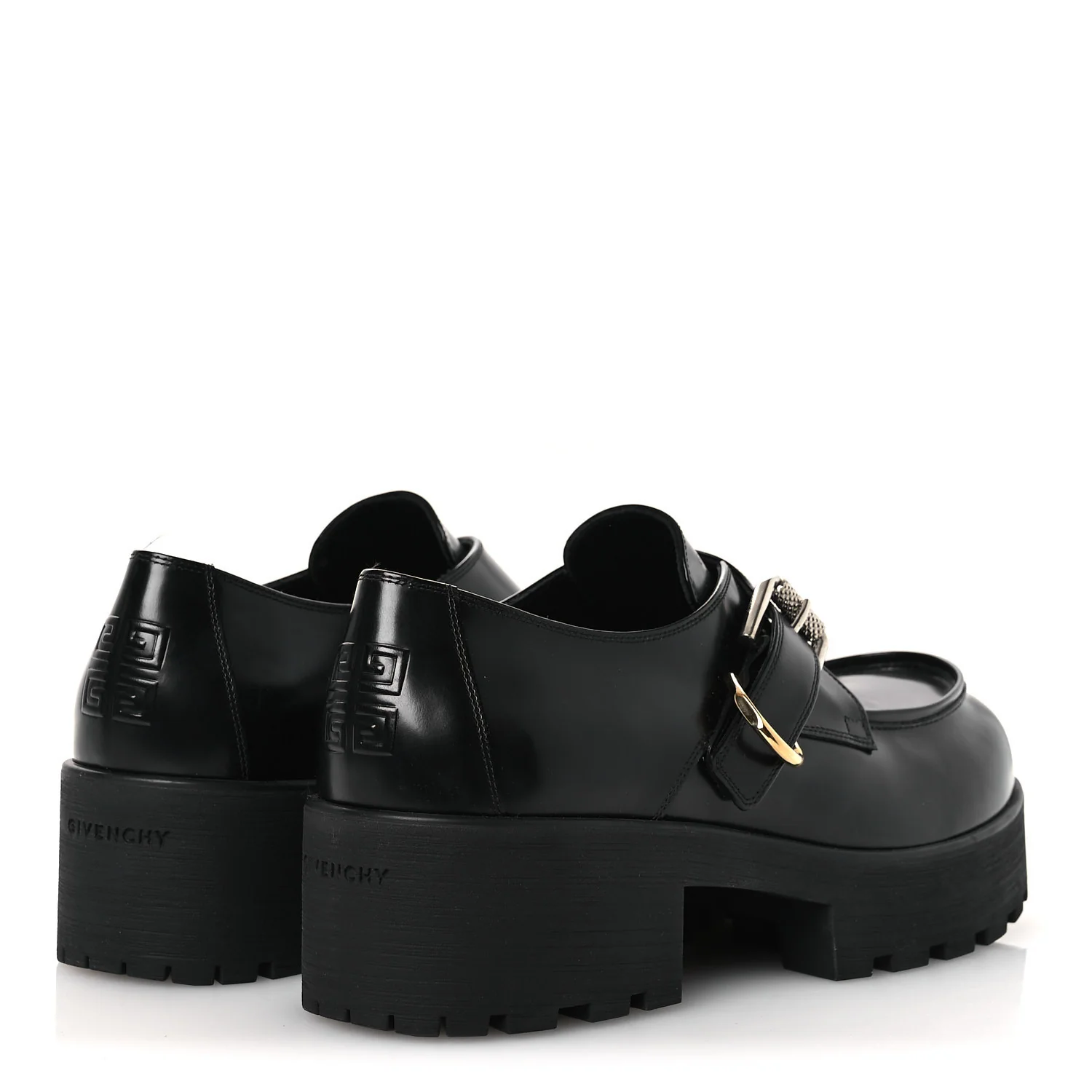 Calfskin Voyou Monk Loafers 39 Black - Image 5
