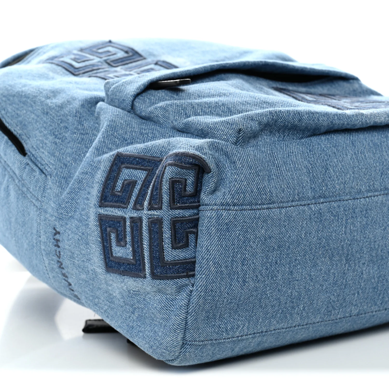 Essential U Denim Backpack Blue - Image 8