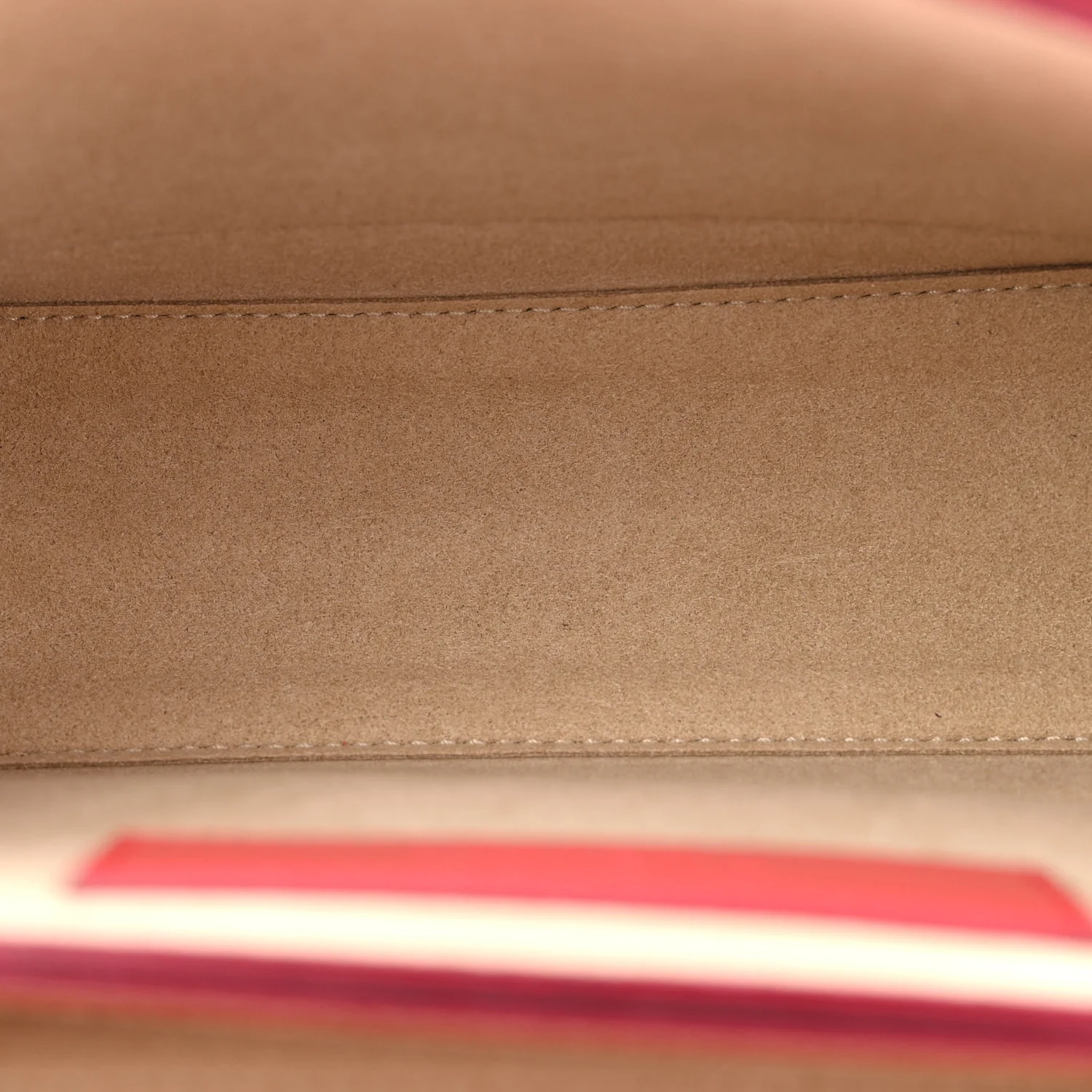 Goatskin Suede Small GV3 Shoulder Bag Pink Aubergine - Image 5